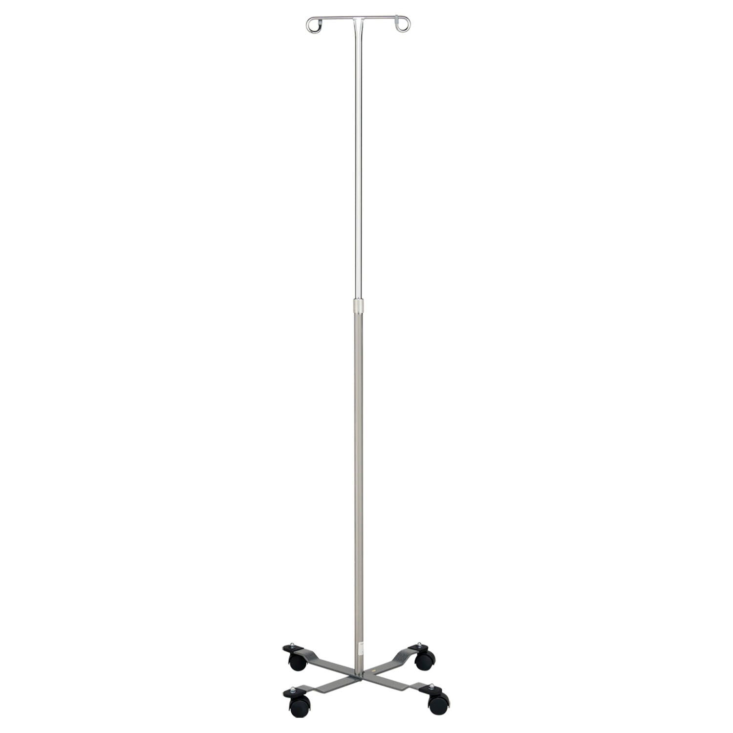 0561305000 - Blickman Industries - IV Stand, Economy, 2 Hook, Twist Lock, 4 Leg, Painted Base (DROP SHIP ONLY) , ea