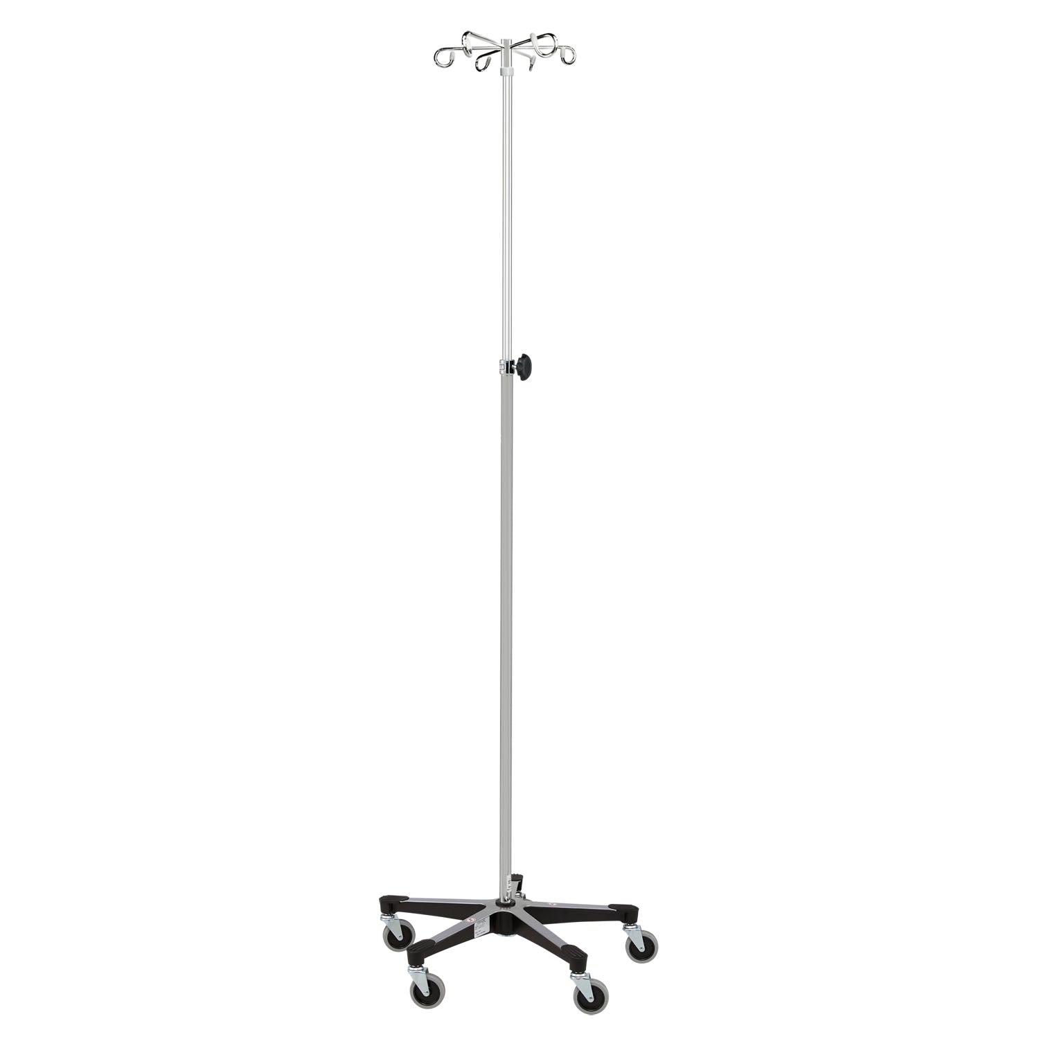 0561350600 - Blickman Industries - IV Stand, Heavy Duty, 6 Hook, 5 Leg, Wall Saver Base On 718 Casters (DROP SHIP ONLY) , ea