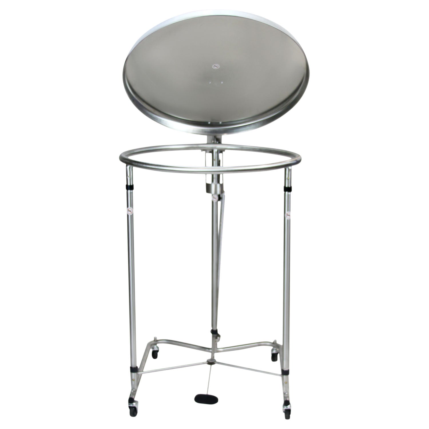 092877320P - Blickman Industries - Cesta de 25" de diámetro, redonda, accionada con el pie, neumática, de acero inoxidable (SOLO ENVÍO DIRECTO), c/u