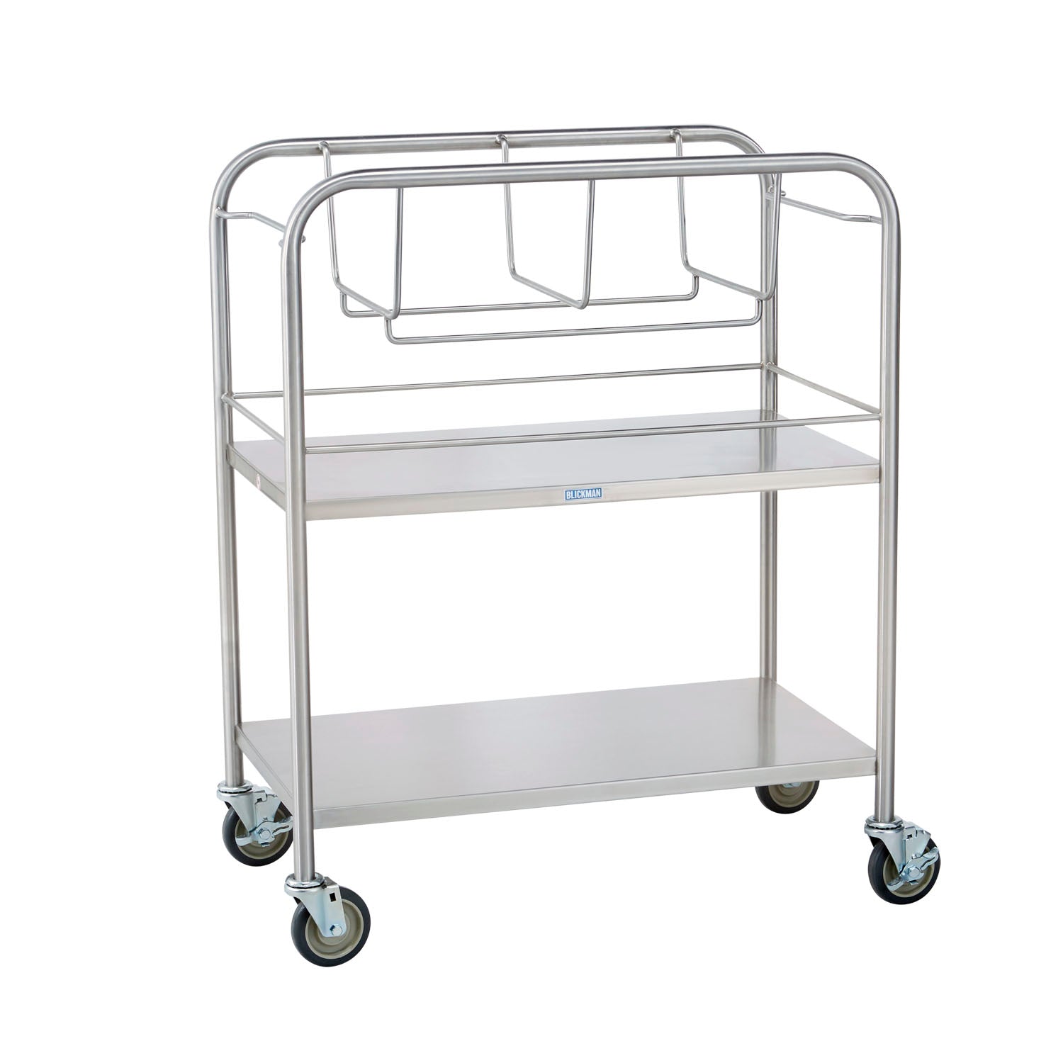 1118044000 - Blickman Industries - Bassinet 31"W x 38 1/2"H x 17 3/4"D, (2) Shelves (DROP SHIP ONLY) , ea