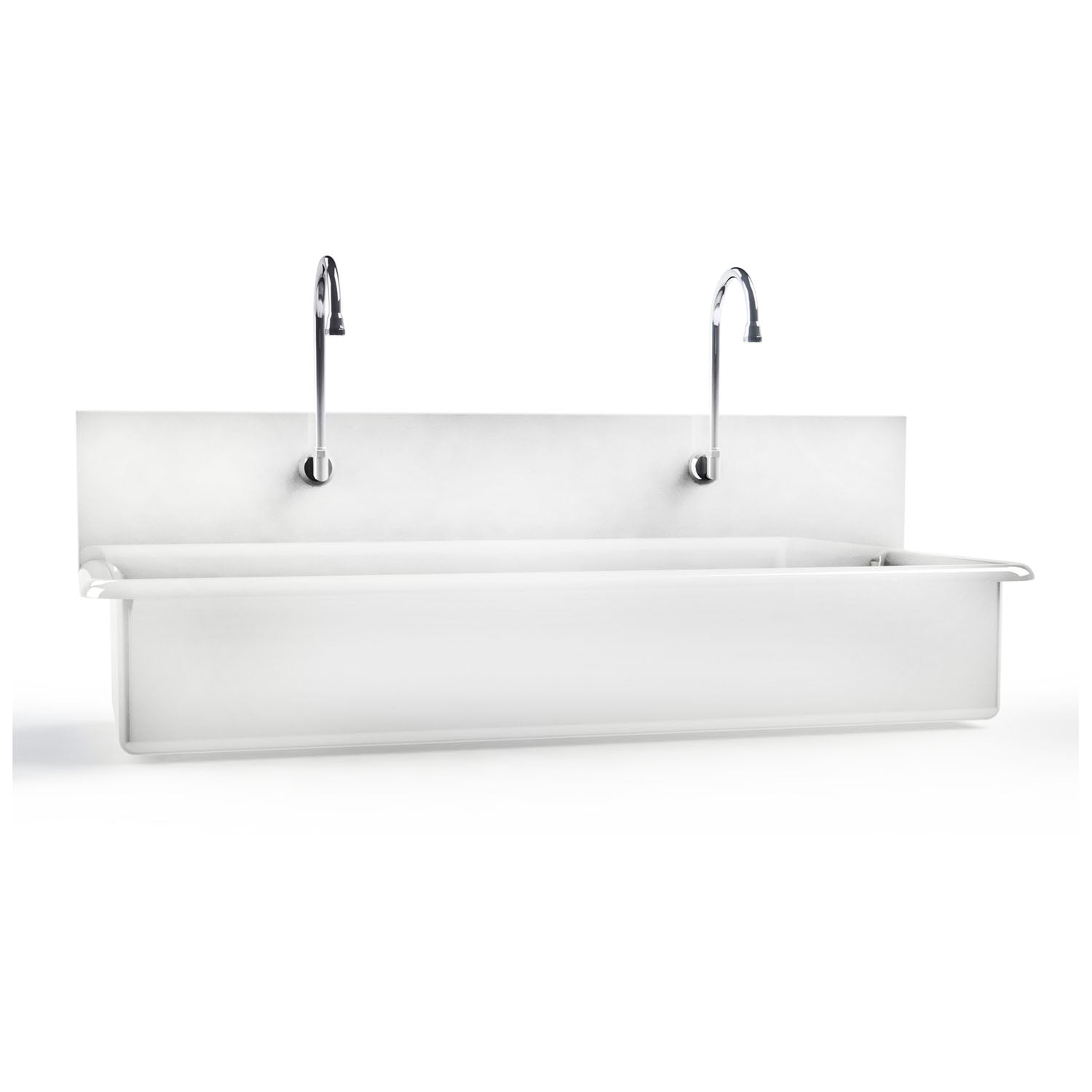 1317879001 - Blickman Industries - Windsor Scrub Sink, (2) Place, Infrared Water Control (DROP SHIP ONLY) , ea
