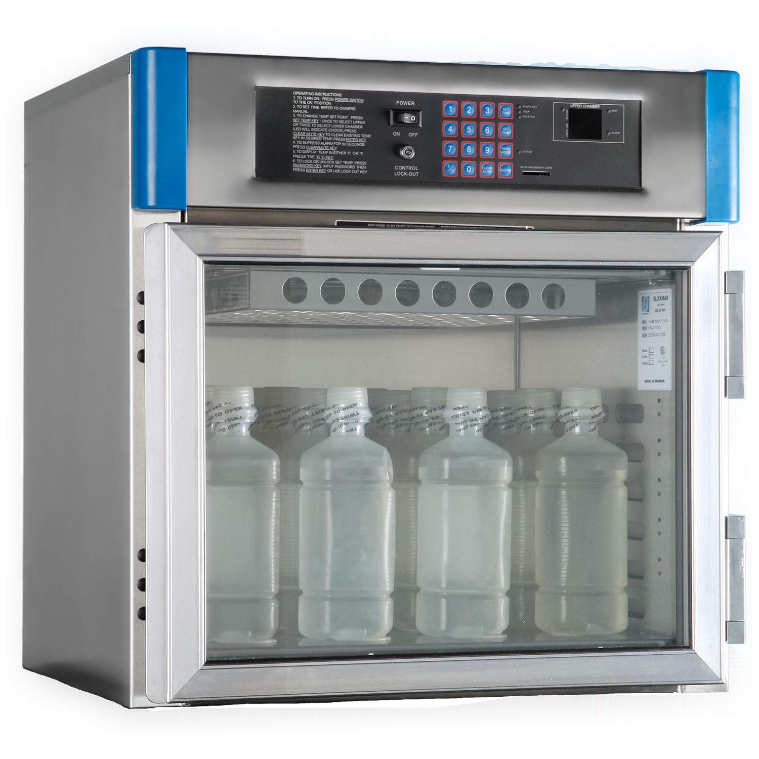 14B7927243 - Blickman Industries - Warming Cabinet, 24"W x 24 1/2"H x 20 5/8"D, (1) Glass Door (DROP SHIP ONLY) , ea