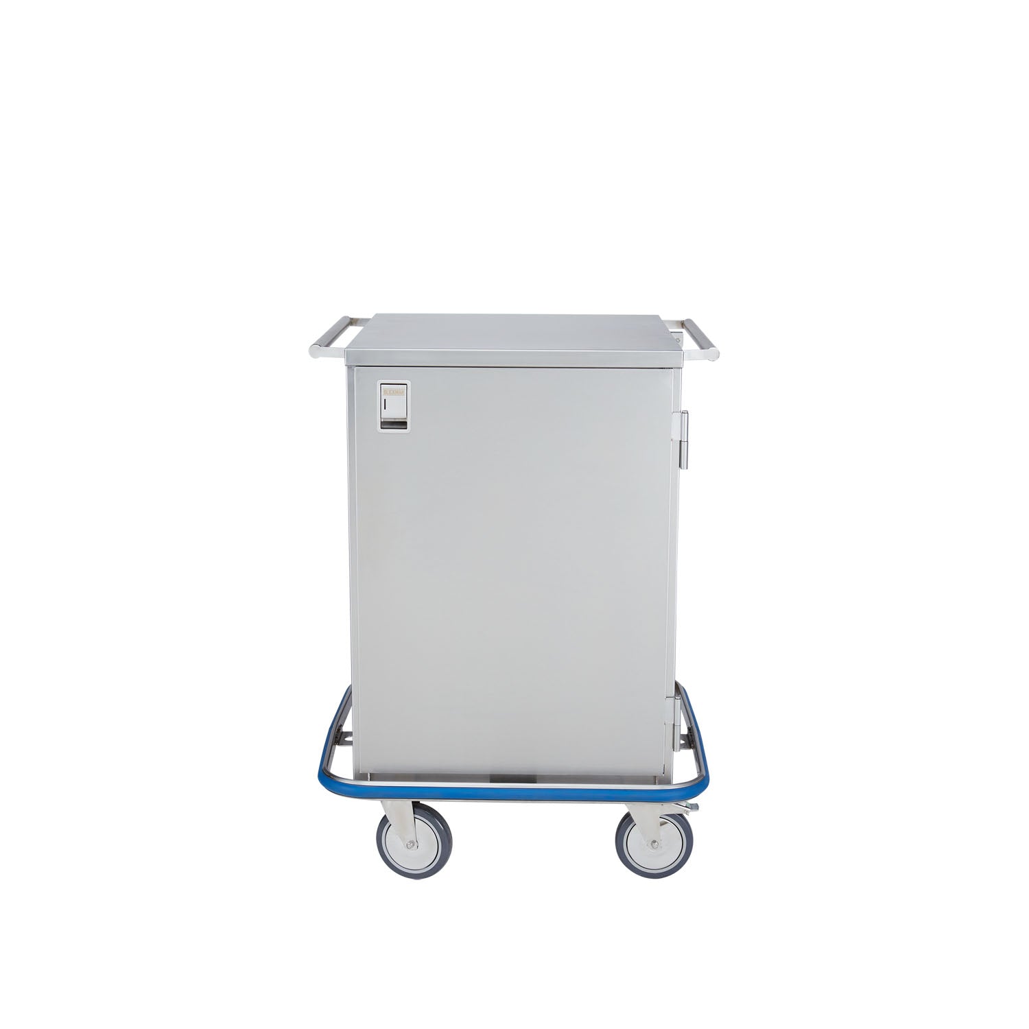2293333000 - Blickman Industries - Mini carrito de 29 5/8" de ancho x 40 1/2" de alto x 29" de profundidad, (1) estante extraíble de alambre de acero inoxidable, (1) puerta (SOLO ENVÍO DIRECTO), c/u