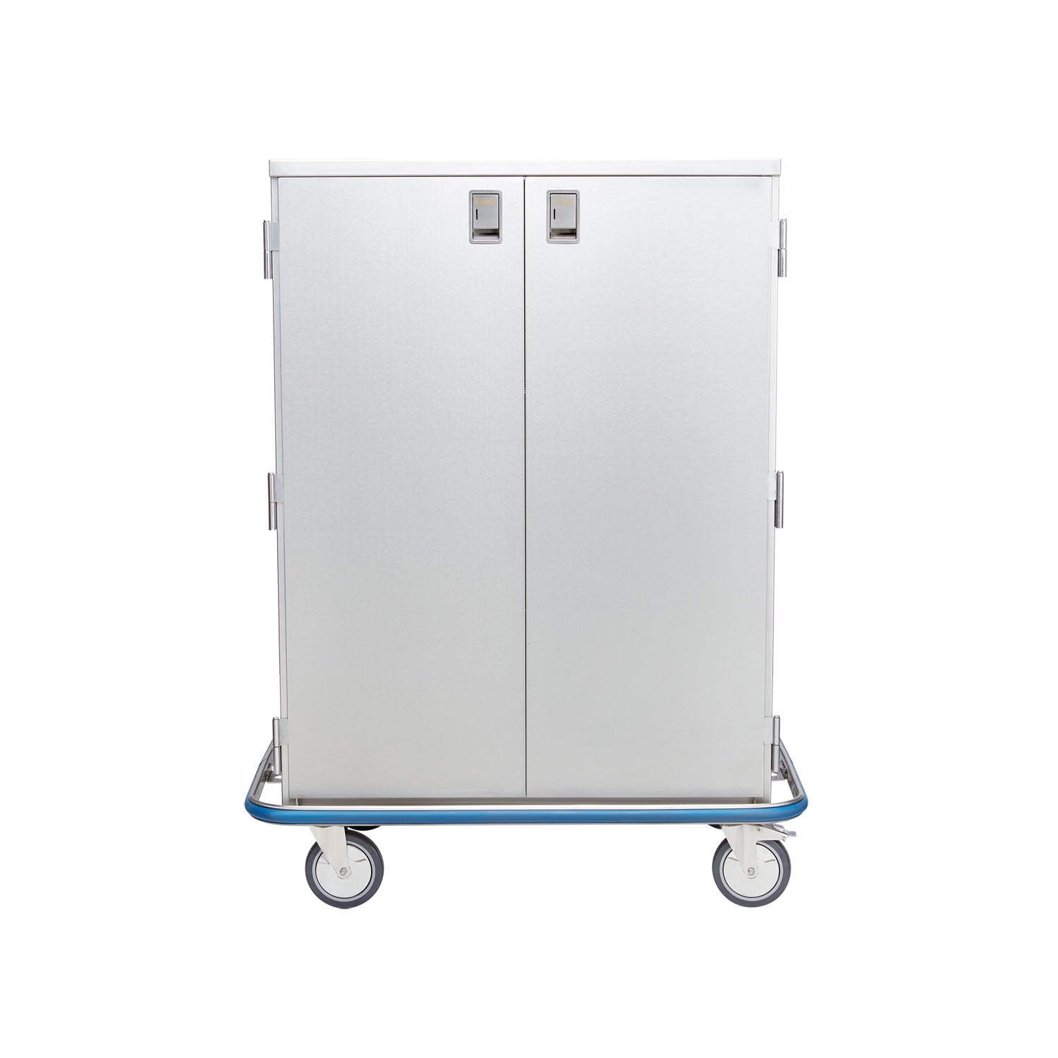 2293335000 - Blickman Industries - Carrito de almacenamiento Ultra Space Saver de 42" de ancho x 55 1/2" de alto x 29" de profundidad, (2) estantes extraíbles de alambre de acero inoxidable, (1) puerta (SOLO ENVÍO DIRECTO), c/u