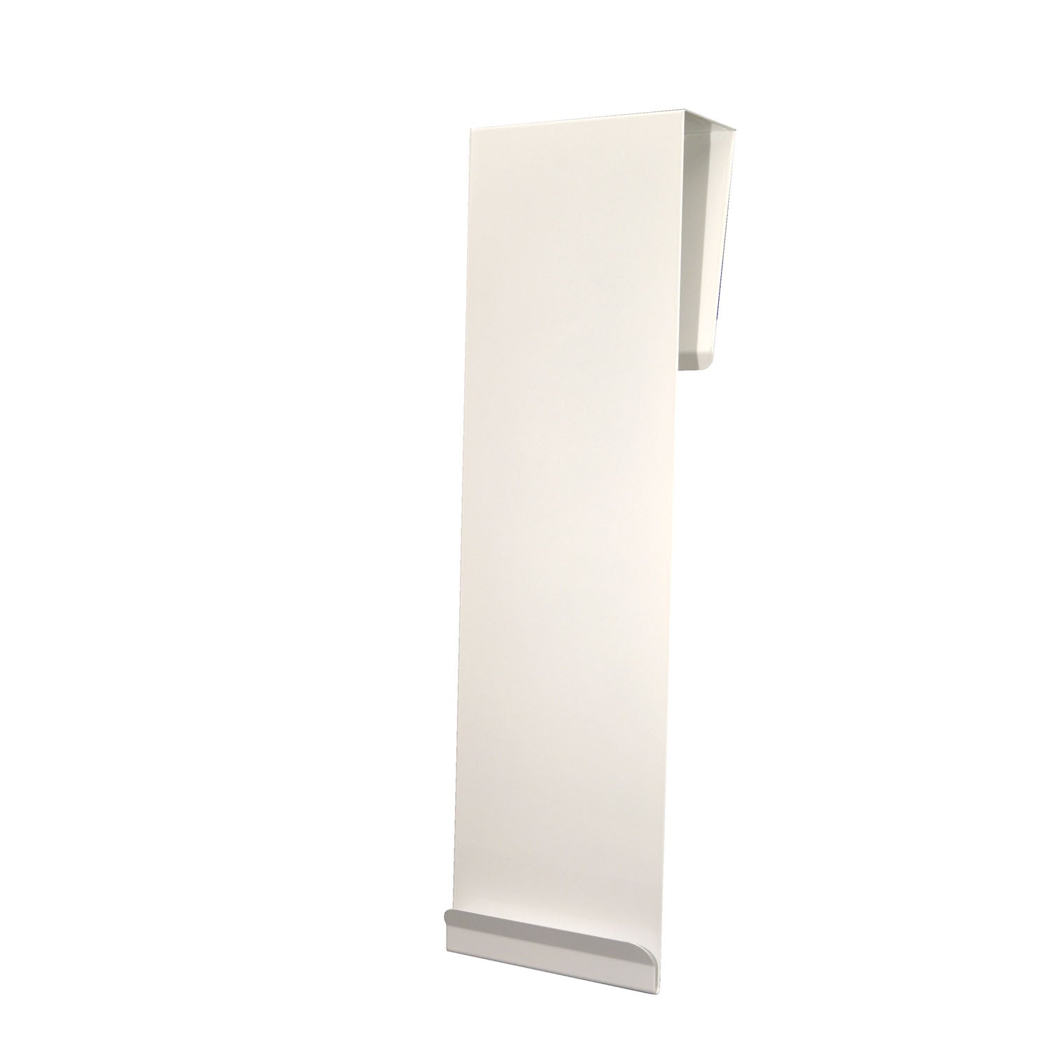 MB-601 - MarketLab, Inc. - Door Hanger, Long, Holds Protection Organizers, 22G Quartz Powder Coated Metal, 5½"W x 19"H x 2½"D, (Made in USA) , ea