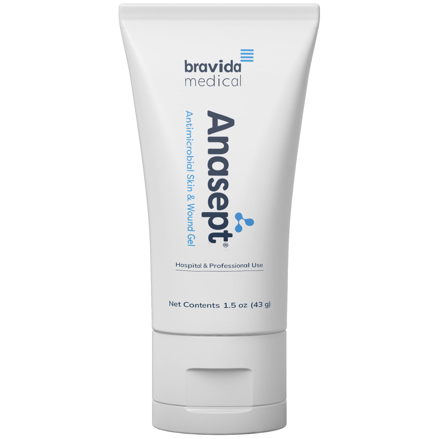 5015G - Bravida Medical - Anasept® Antimicrobial Skin & Wound Gel, 1.5oz, Tube, 12/cs (440 cs/plt) , cs