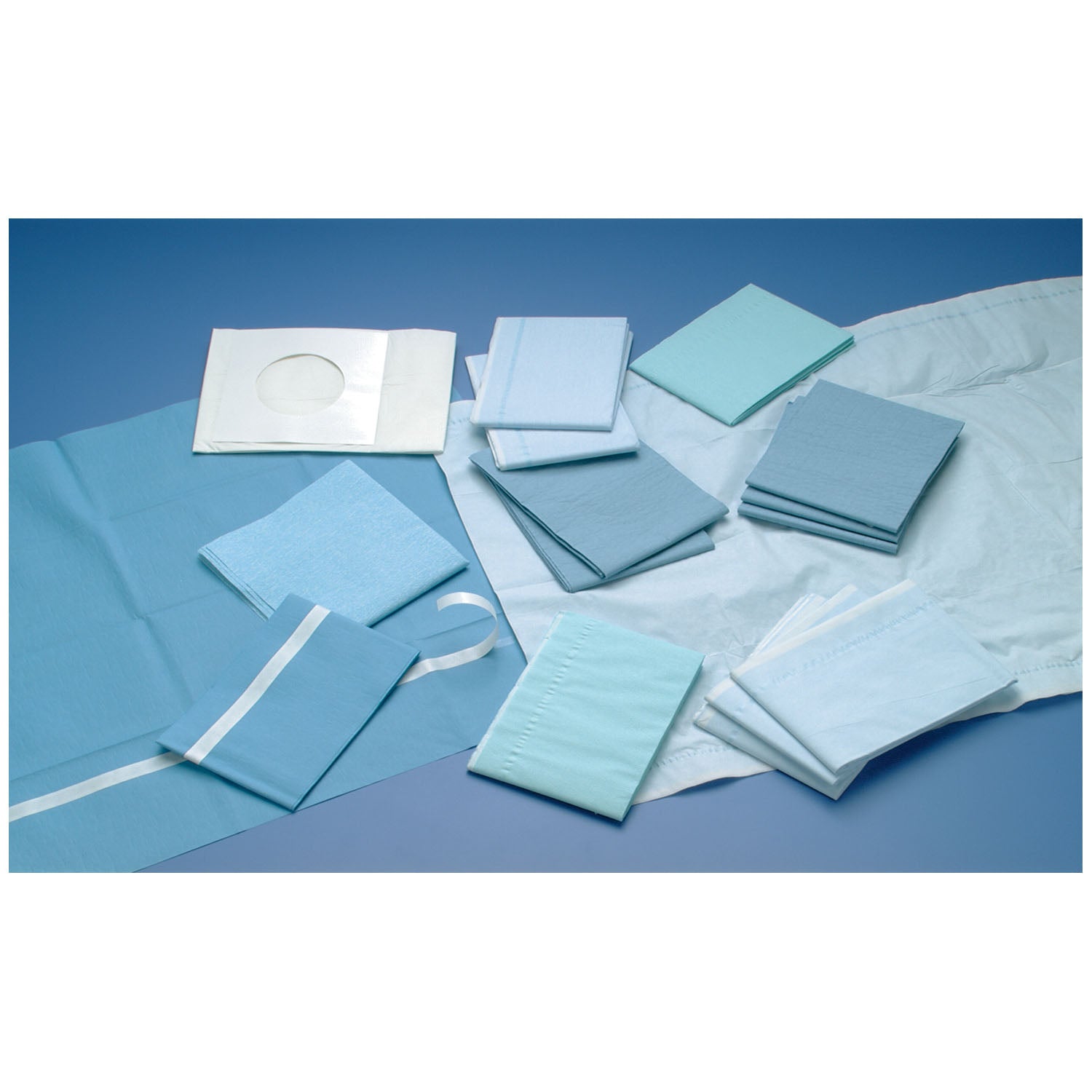 6710 - Busse Hospital Disposables, Inc. - Kaycel® 毛巾,藍色,非無菌,19½ 英寸 x 23 英寸,吸水性強,通用型,200 條/箱,箱裝