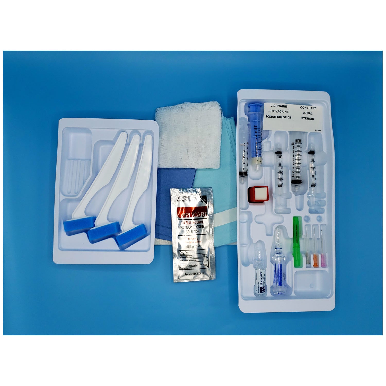 675 - Busse Hospital Disposables, Inc. - Basic Pain Tray Plus, 10/cs (Rx) (US Only, Excluding IN & ND) (Item is Non-Returnable & Non-Refundable) , cs