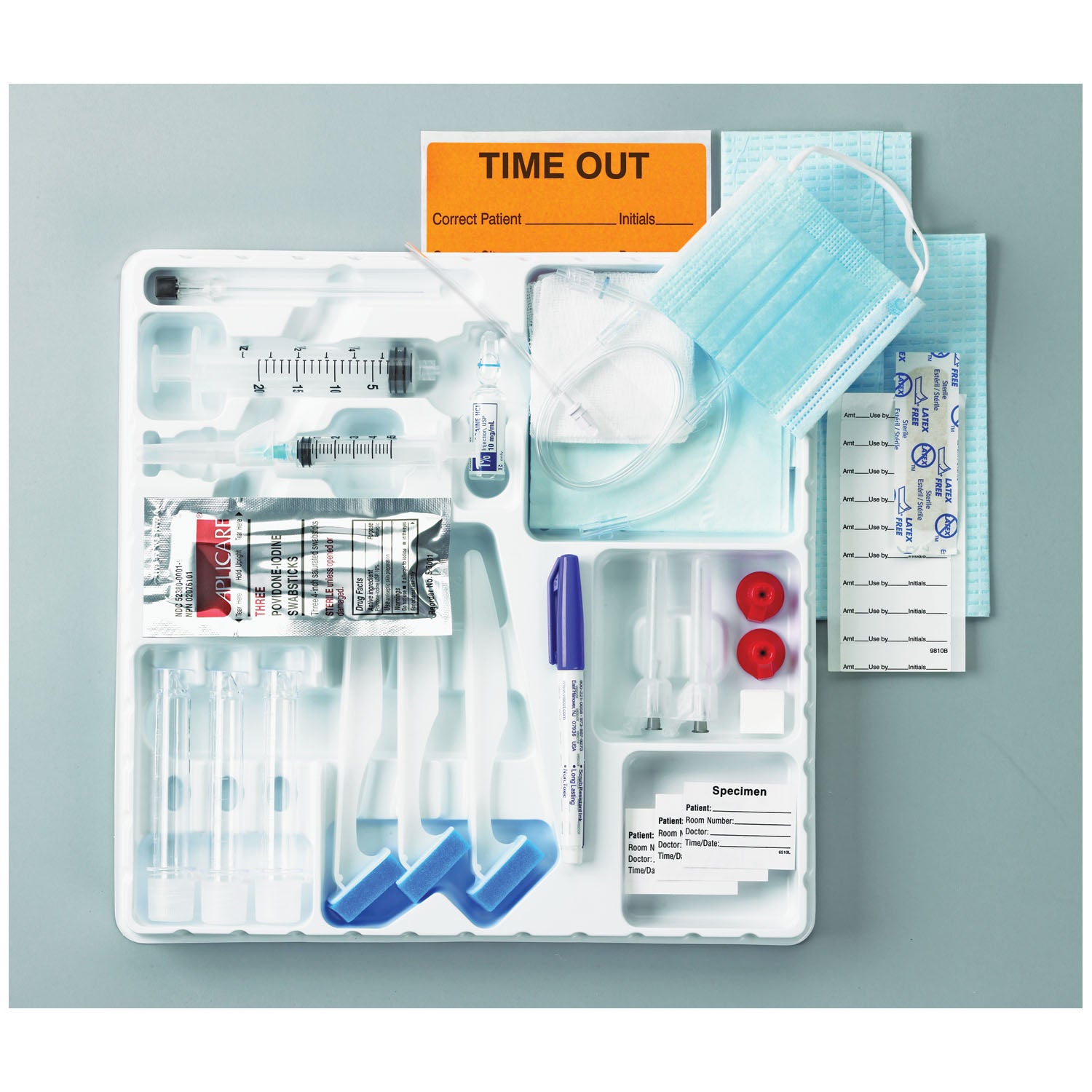 978 - Busse Hospital Disposables, Inc. - Myelogram Tray, 22G x 3½" Spinal Needle, 10/cs (US Only) , cs