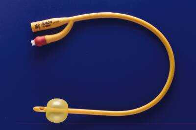 316729 - Rusch - Foley Catheter Rusch Gold 2-Way Standard Tip 5 cc Balloon 18 Fr. Silicone Coated Latex 180705180 Box of 10, (BX)