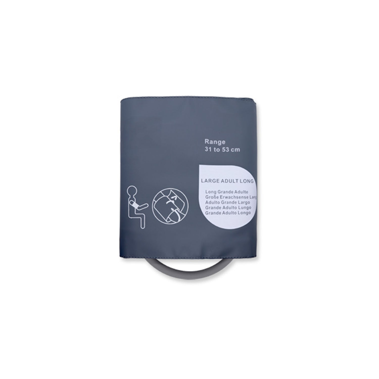10334 - Cables and Sensors - Reusable NIBP Cuff, Adult, Large Long Single Hose, 31 - 53cm, OEM: CU-US4560HP, 0683-15-0007-01, 989803147901, M4558B, 989803150451, M4558B5 (DROP SHIP ONLY) (Freight Terms are Prepaid & Added to Invoice - Contact Vendor for