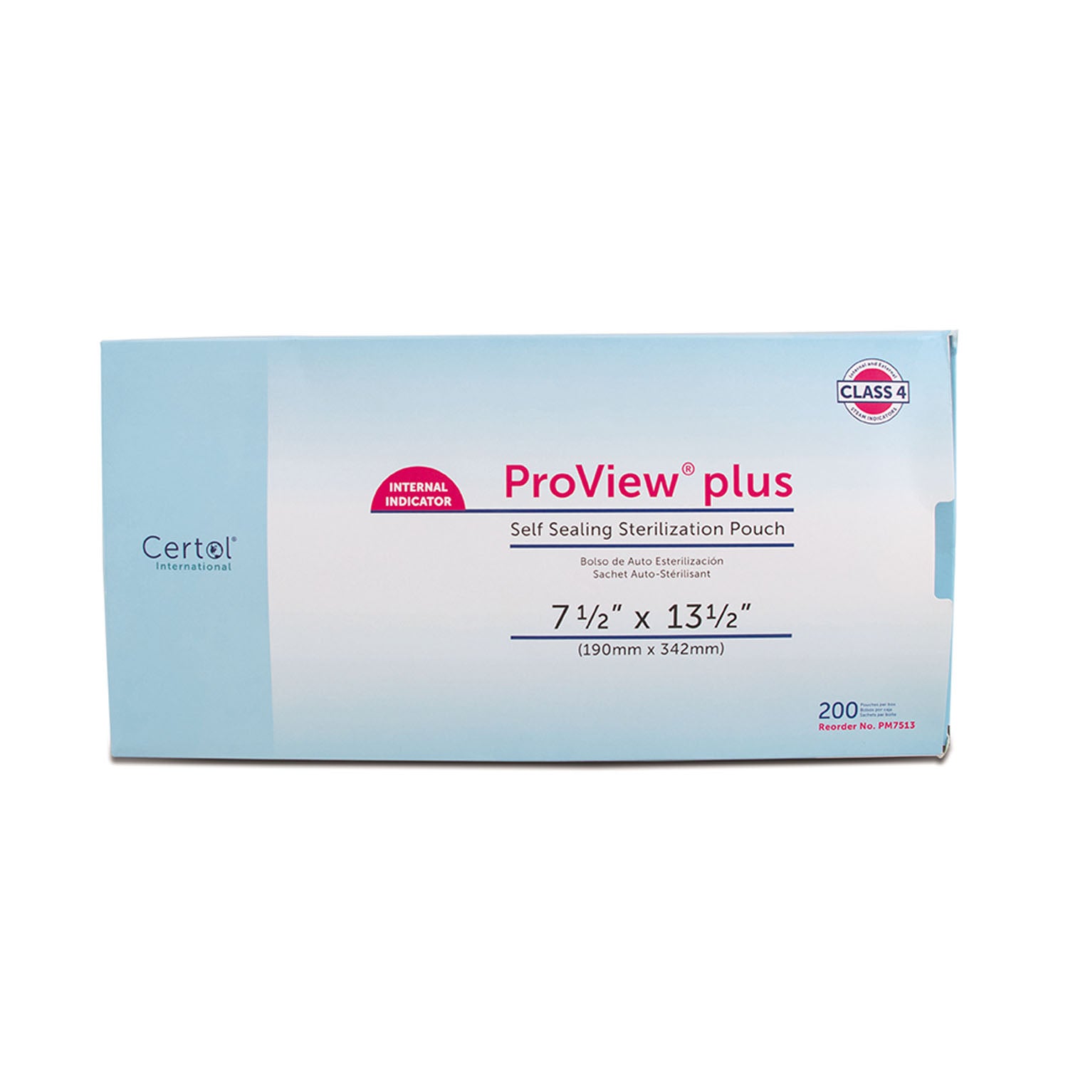 PM7513 - MicroCare, LLC - Cassette Pouch, 7½" x 13", 200/bx, 6 bx/cs , cs