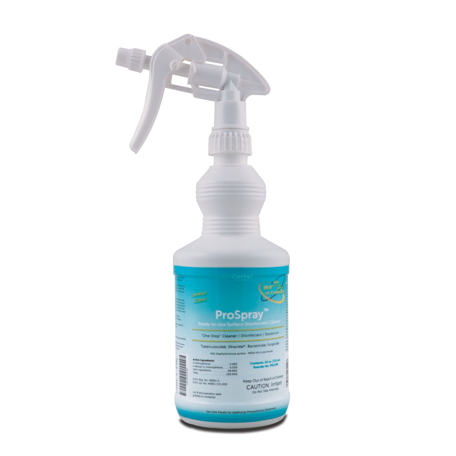 PSC240 - MicroCare, LLC - 即用型消毒/清潔劑泵式噴霧,24 盎司,15 瓶/箱(僅限美國),cs
