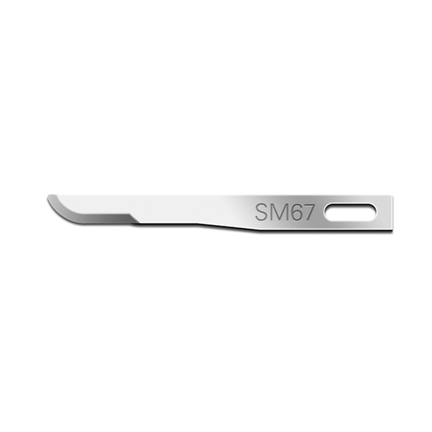 01SM67 - 辛辛那提外科公司 - 迷你手術刀片,Swann Morton,67號,無菌,25片/盒(僅限代發貨),盒裝