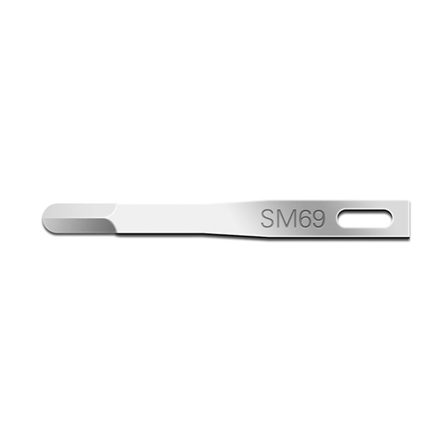 01SM69 - 辛辛那提外科公司 - 迷你手術刀片,Swann Morton,69號,無菌,25片/盒(僅限代發貨),盒裝