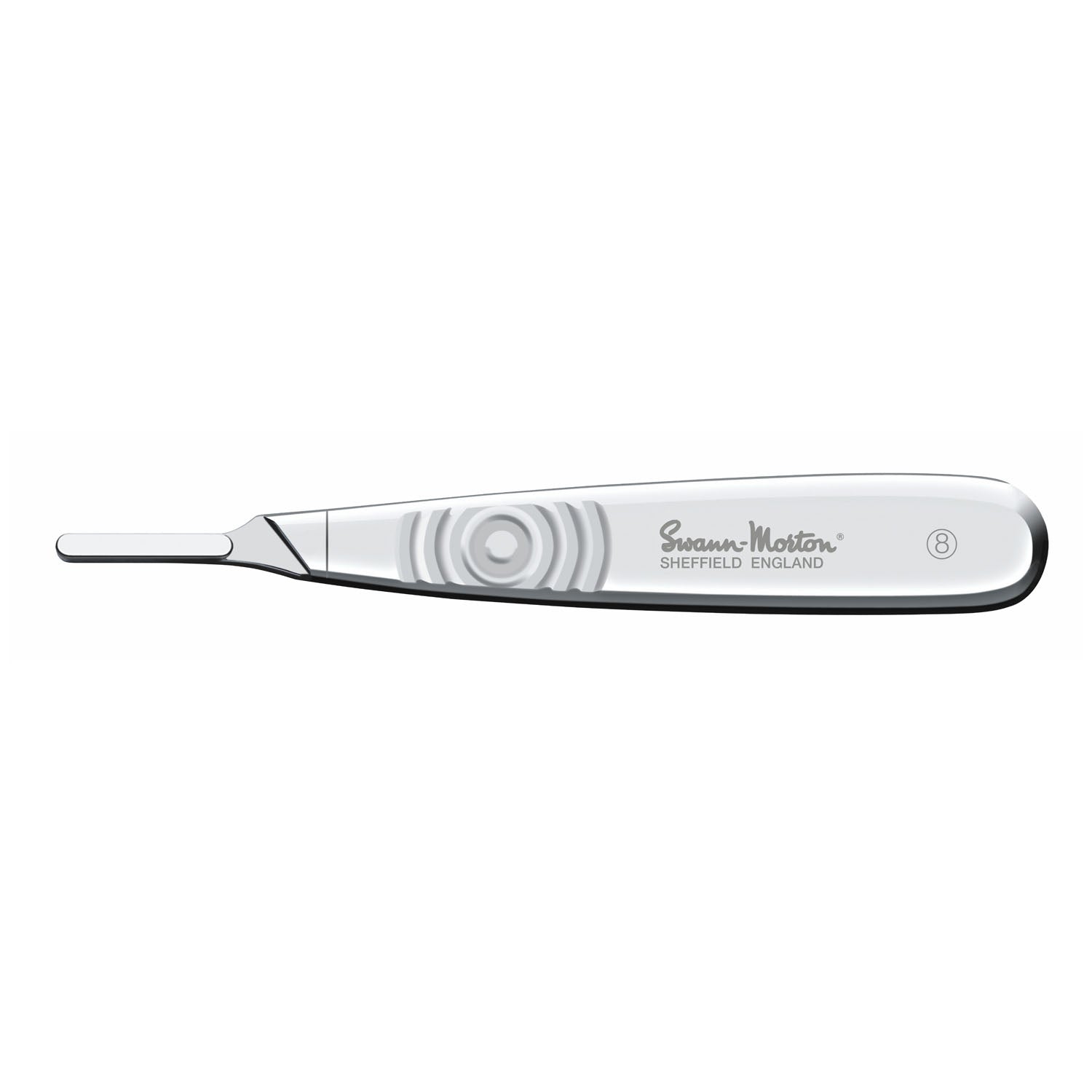 0780SM-S - Cincinnati Surgical Company - Surgical Handle, Stainless Steel, Fits Blades 60 & 70, Autopsy (DROP SHIP ONLY) , ea