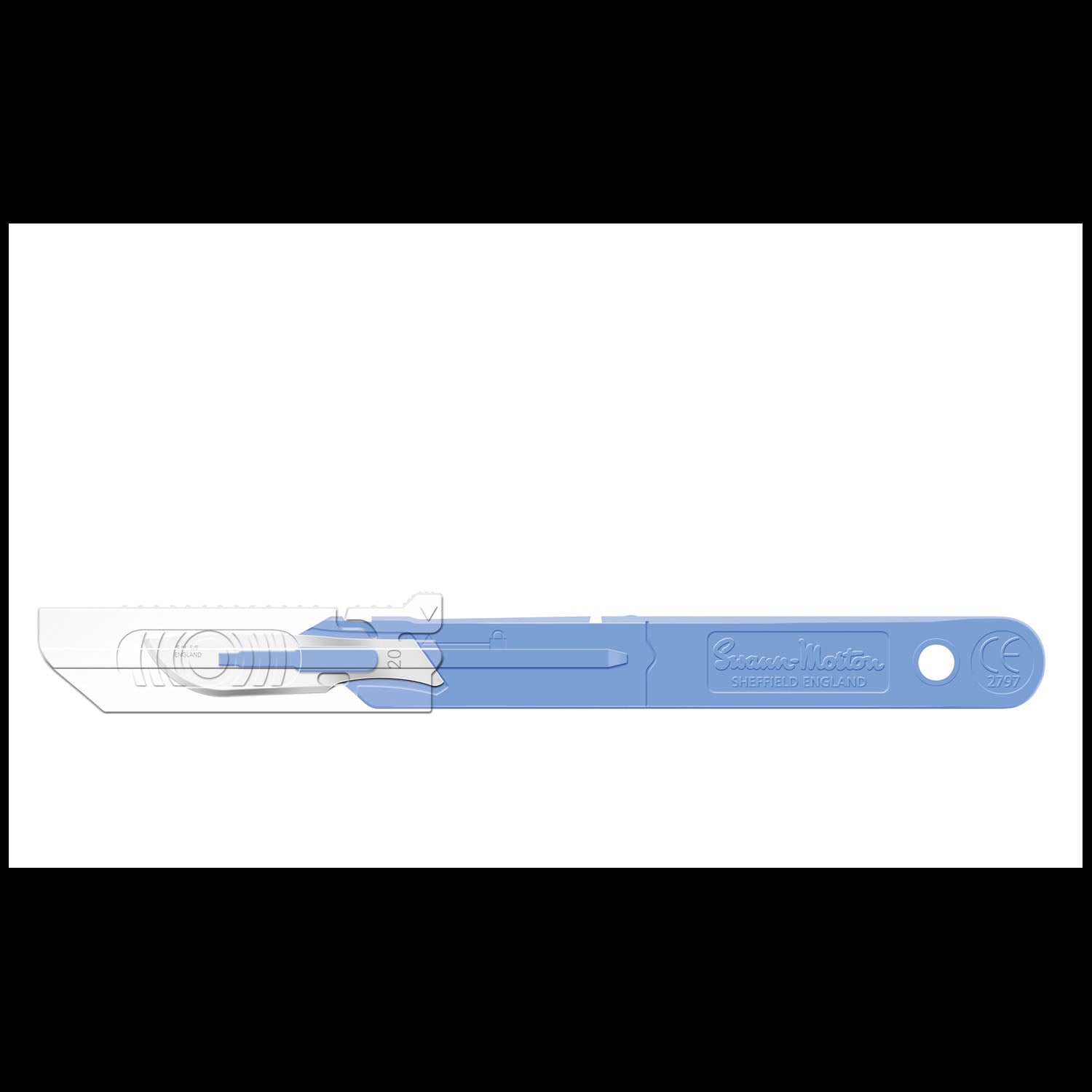 SM3506 - Cincinnati Surgical Company - Safety Scalpel No. 20 with Retracting Guard, BULK, Non-Sterile, 500/bx (DROP SHIP ONLY) , bx