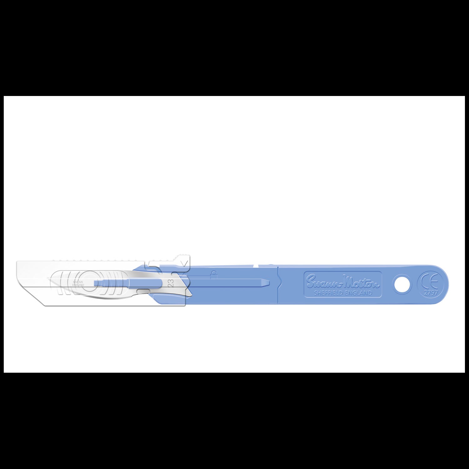 SM3610 - Cincinnati Surgical Company - Safety Scalpel No. 23 with Retracting Guard, Sterile, 10/bx (DROP SHIP ONLY) , bx