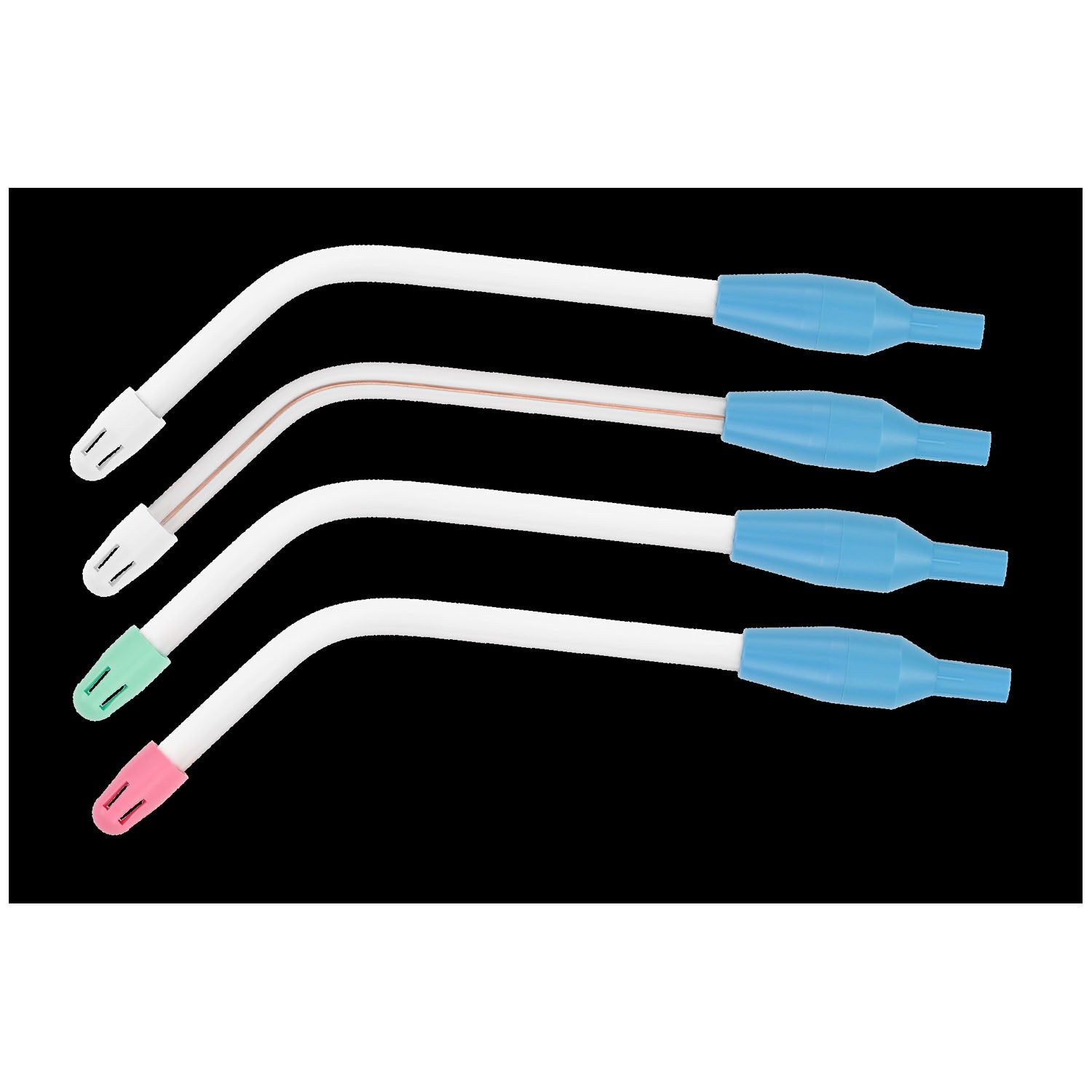 M1004WHGR - Crosstex International - Safe-Flo™ Plus Saliva Ejector, White/Green, Mint Scent. 100/bag. , bg