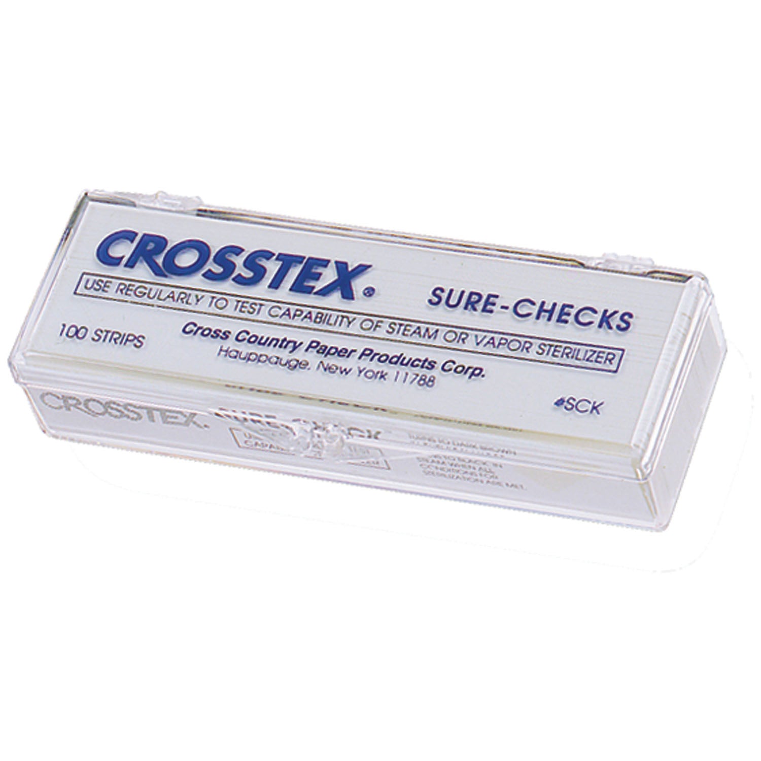 SCK - Crosstex International - Strip, White, 3¾" x 6¼", 100/bx, 24 bx/cs , cs