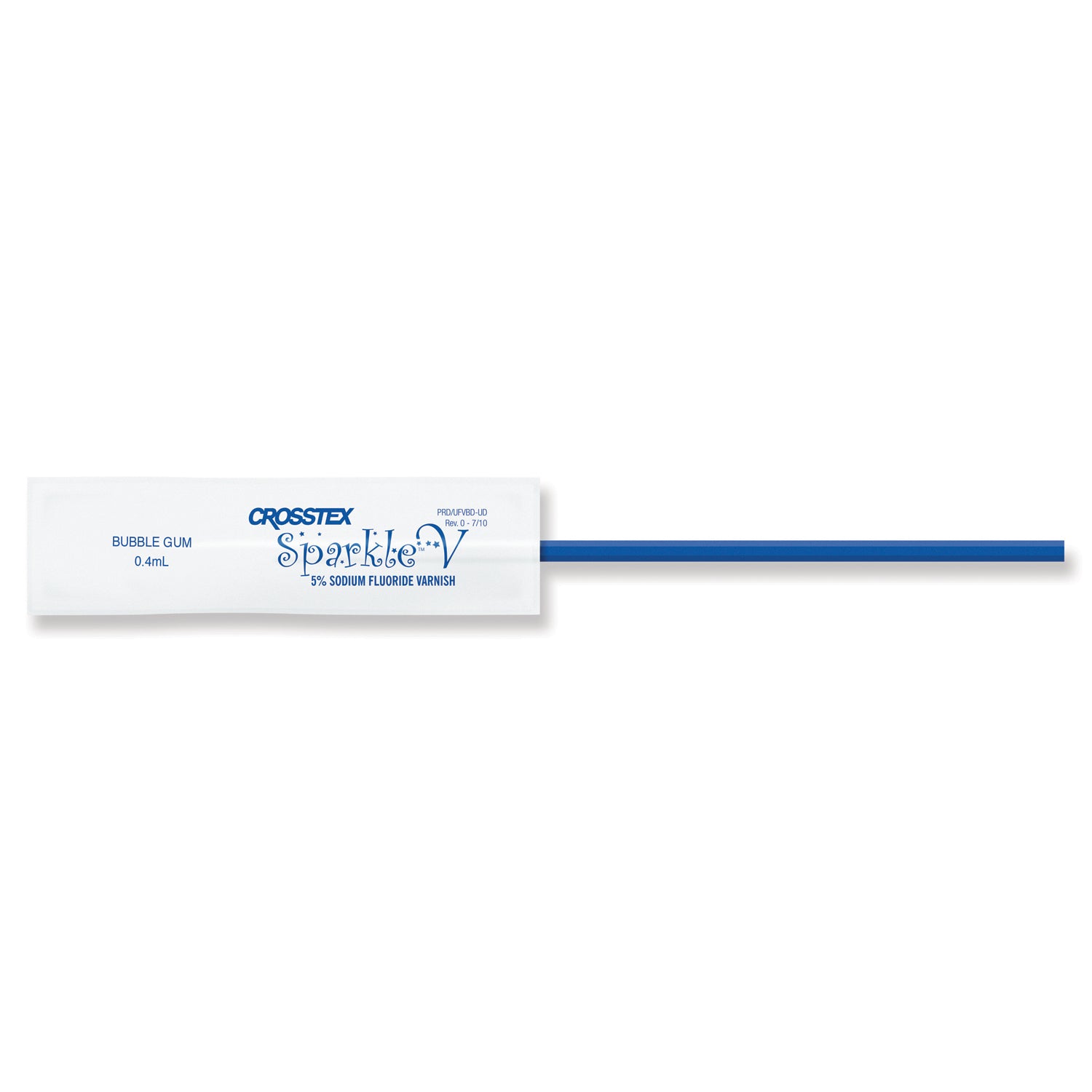 UFVBG - Crosstex International - Unidose Varnish, 5% Sodium Fluoride, 0.4mL, Bubble Gum, 120/bx , bx