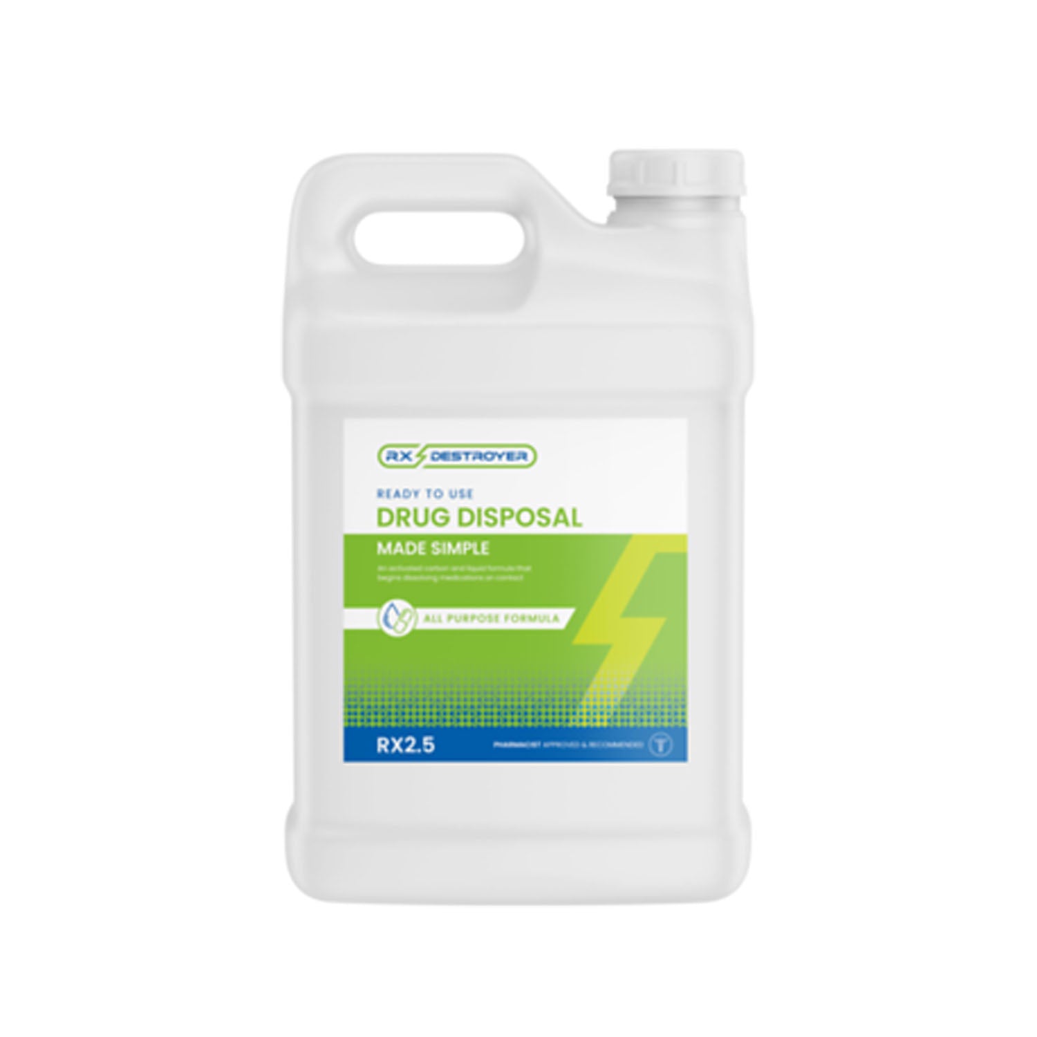 RX2.5 - C2R Global Manufacturing - Fórmula multiusos Rx Destroyer™, botellas de 2.5 galones, 2 botellas/caja