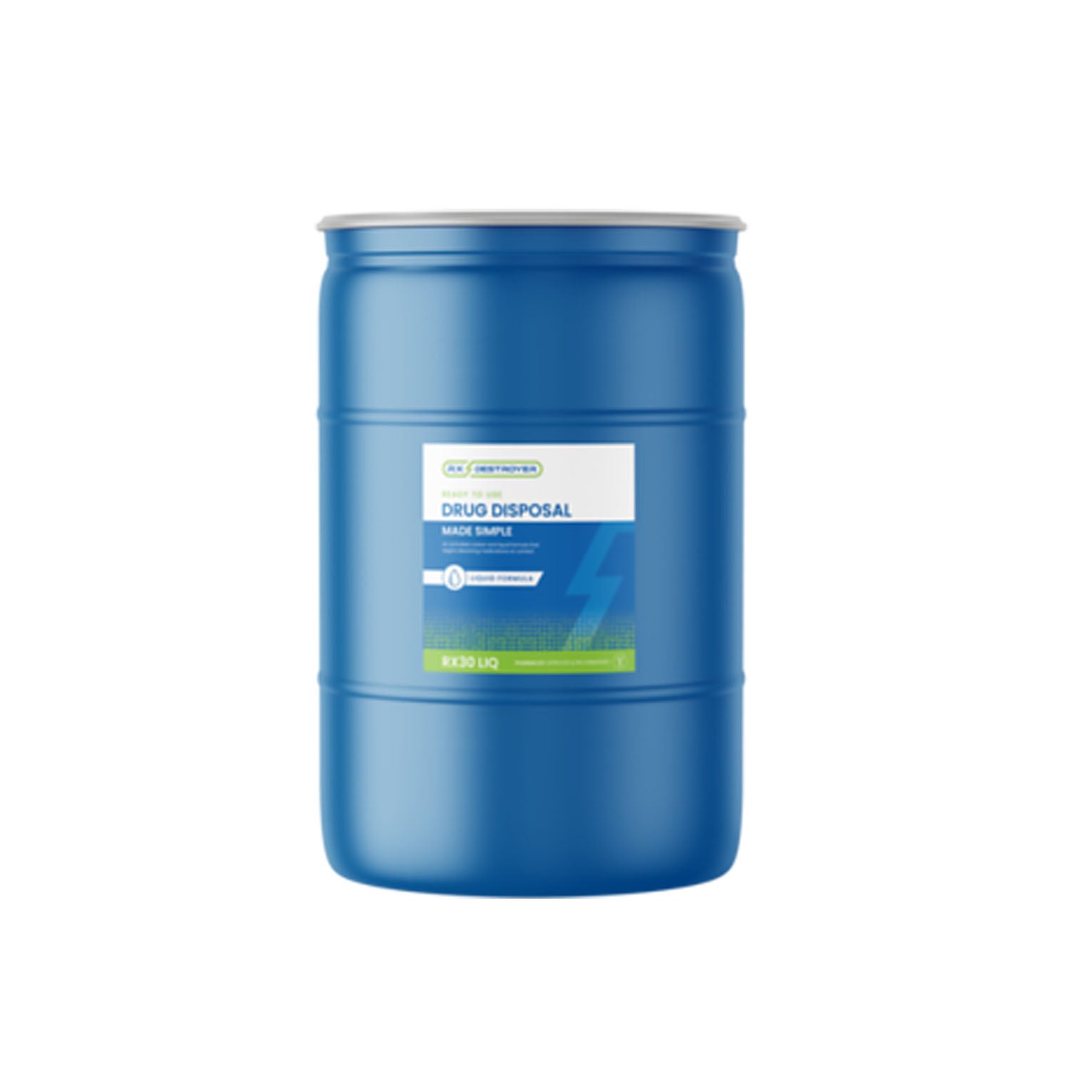 RX30LIQ - C2R Global Manufacturing - Rx Destroyer™ Liquid Meds Only Formula with Hardener Packets, 30 Gallon Drum , ea