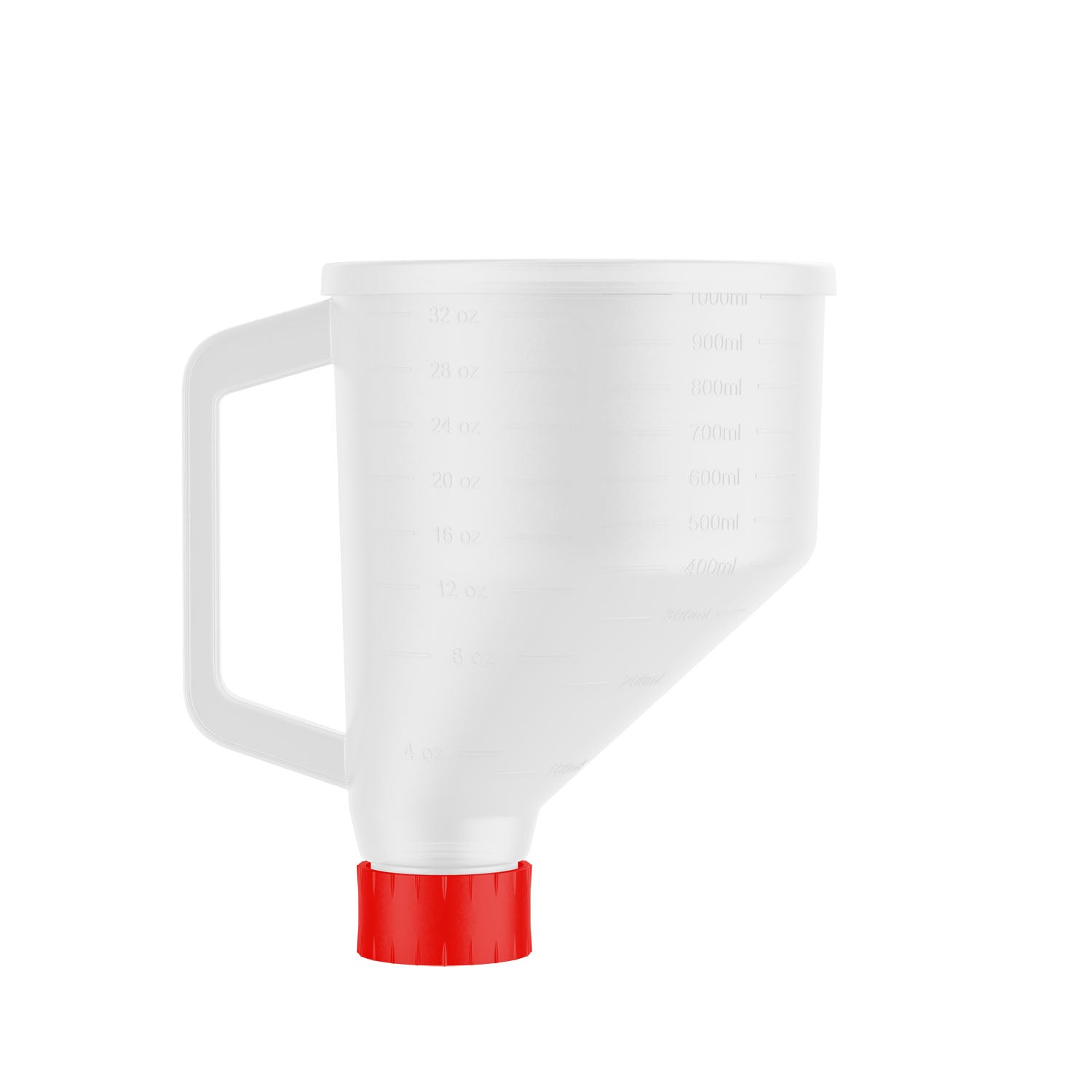 RXFUN32 - C2R Global Manufacturing - Rx Destroyer™ Funnel, 32oz with Lid Secures to 16oz, 64oz, 1 Gallon & 5 Gallon , ea