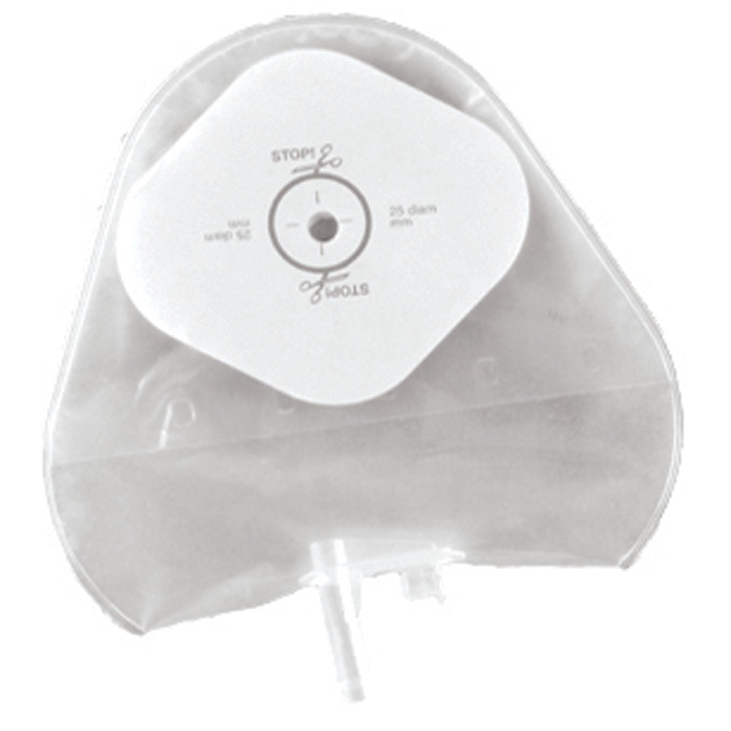 020917 - Convatec - One-Piece Urostomy Pouch with Cut-to-Fit StomahesiveĀ® Skin Barrier, Transparent, 5/16" - 1" Stoma Opening, 15/bx (Continental US Only) , bx
