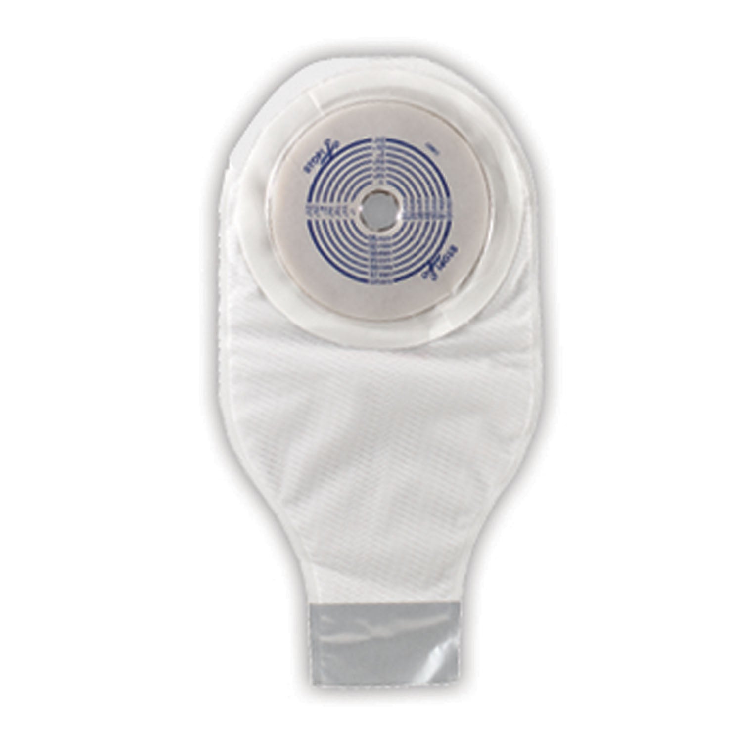 400598 - Convatec - One-Piece Drainable Pouch with Cut-to-Fit Durahesive Skin Barrier, Tape Collar, 12" Pouch with 1-Sided Comfort Panel, Tail Clip, Transparent, 3/4" - 2 1/2" Stoma Opening, 10/bx (Continental US Only) , bx
