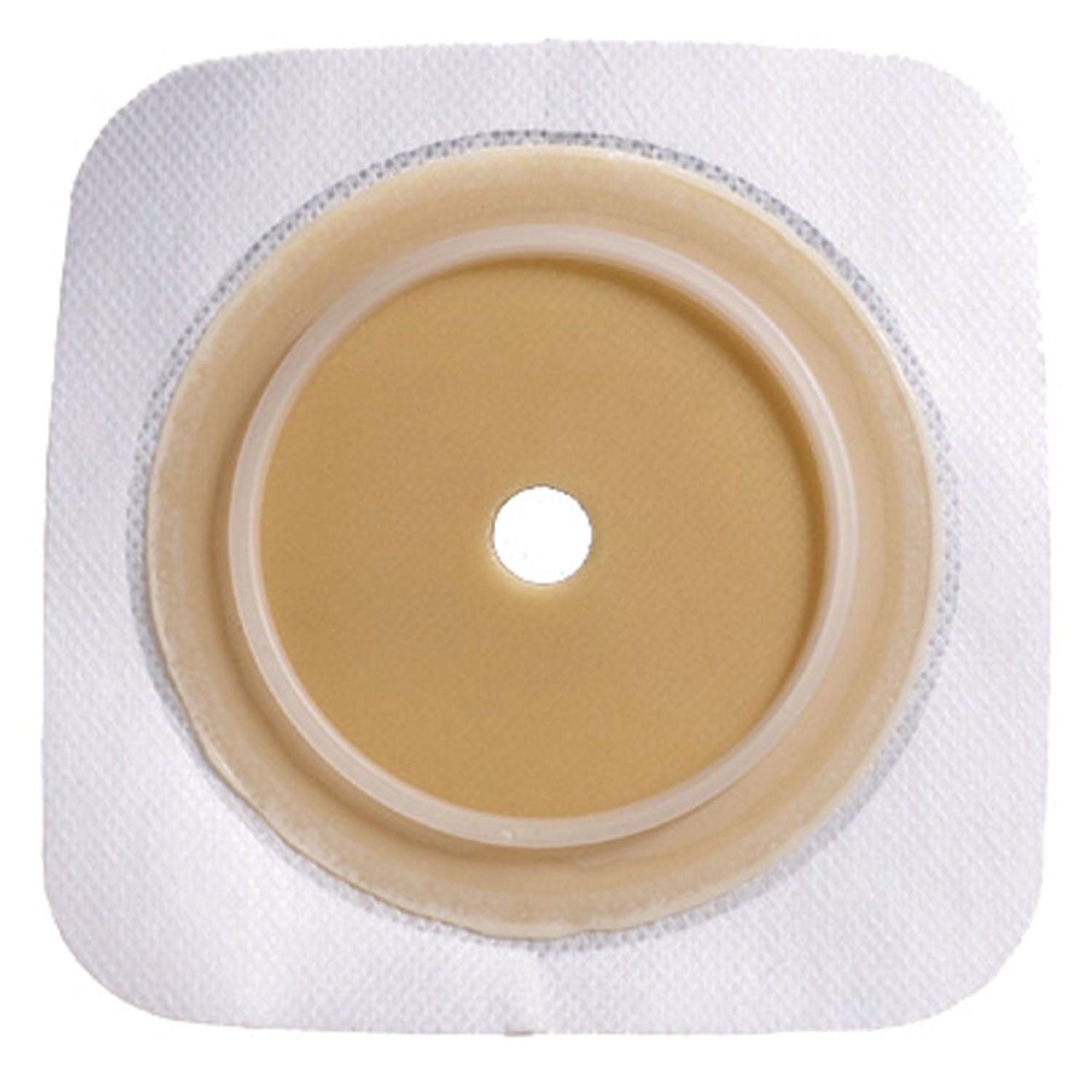 413160 - Convatec - Barrera cutánea, recortable, flexible, con collar de cinta, blanca, brida de 1 1/2", 4,5" x 4,5", 10/caja (solo EE. UU. continental), caja