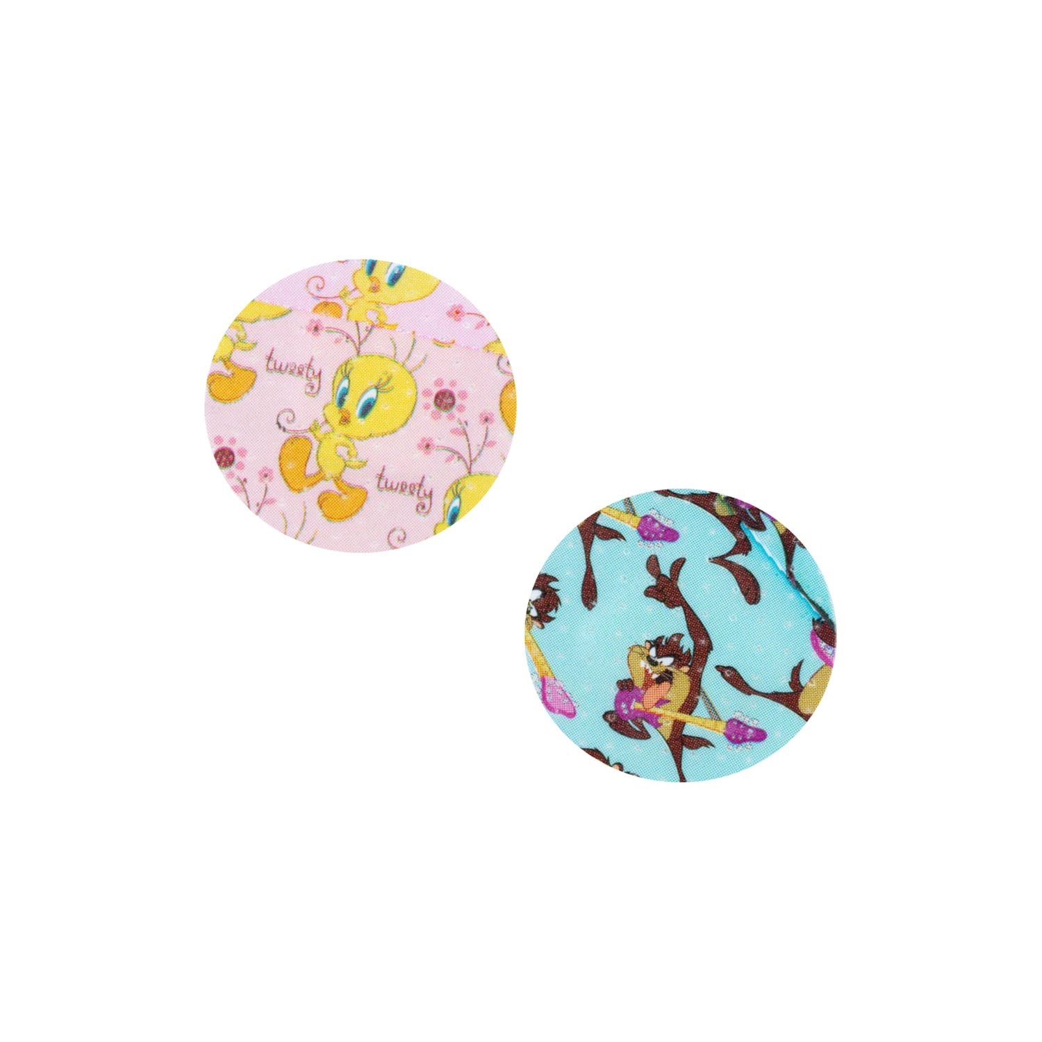 1079797 - Dukal Corporation - Adhesive Bandage, Looney Tunes™ Tasmanian Devil™ & Tweety™, 7/8" Spot, 100/bx, 24 bx/cs (Item is not authorized to be sold in any direct-to-consumer platform or retail space which includes, but is not limited to, Amazon, Wal