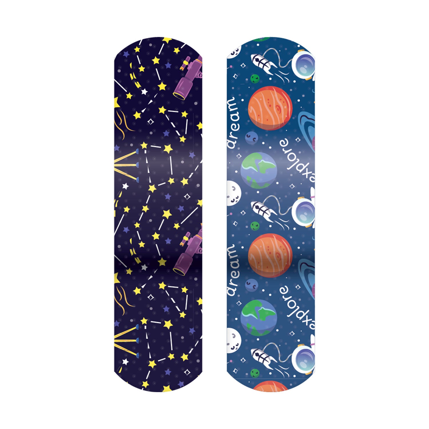 15650 - Dukal Corporation - Adhesive Bandage, Planets & Stars, ¾" x 3", Sterile, 100/bx, 12 bx/cs , cs