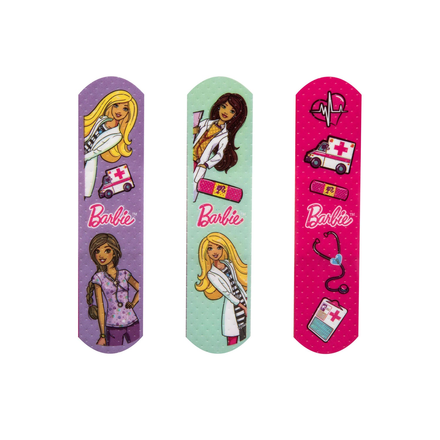 1087749 - Dukal Corporation - Stat Strip® Adhesive Bandage, Barbie™, 3/4" x 3", 100/bx, 12 bx/cs (Item is not authorized to be sold in any direct-to-consumer platform or retail space which includes, but is not limited to, Amazon, Walmart, or any other pl