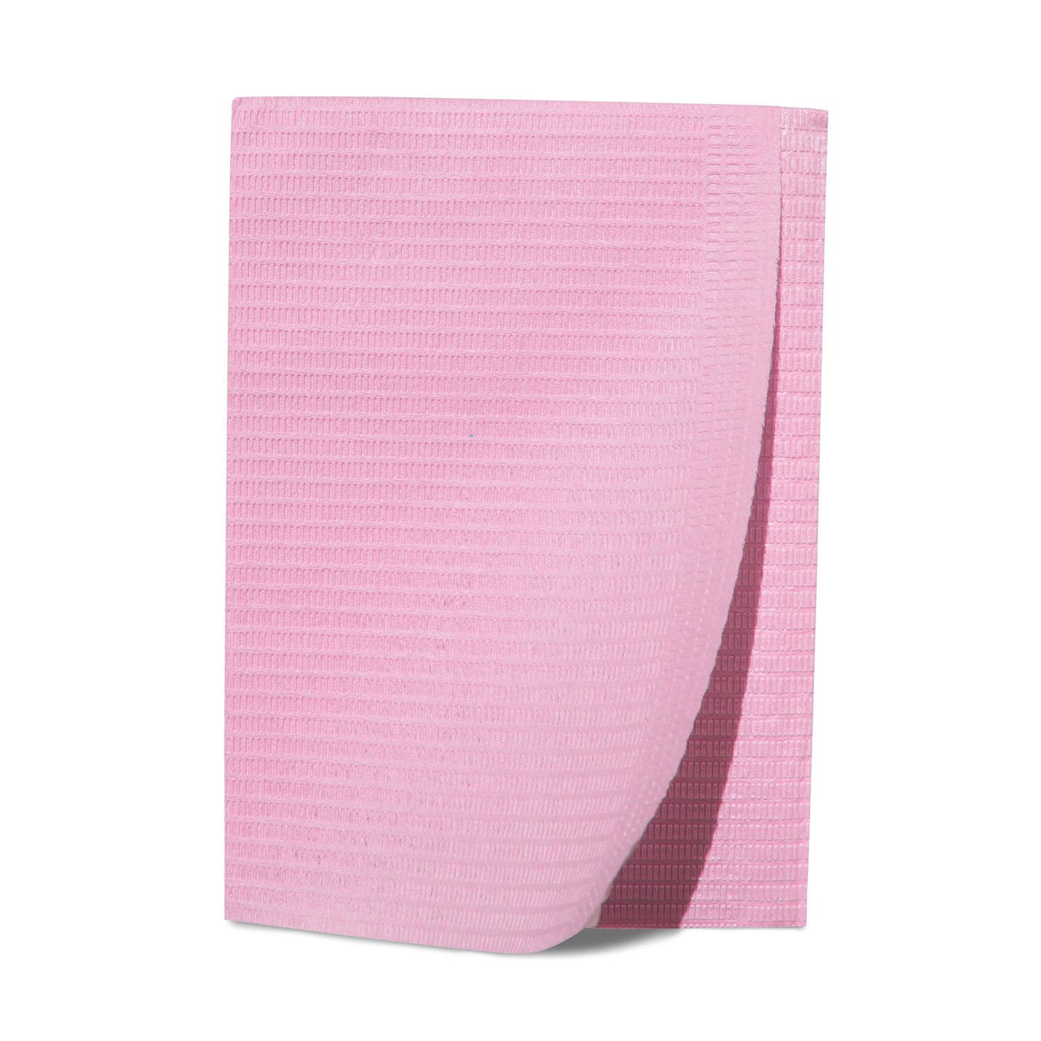 27401 - Dukal Corporation - Baberos para pacientes, tejido de 2 capas/poliéster de 1 capa, 13" x 18", malva, 125/paquete, 4 paquetes/caja (55 cajas/placa)