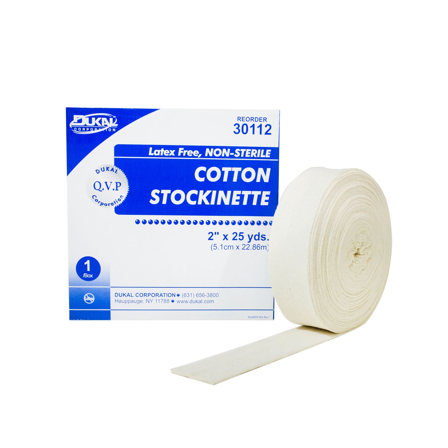 30112 - Dukal Corporation - Stockinette, 2" x 25 yds, Cotton, 6 rl/cs , cs