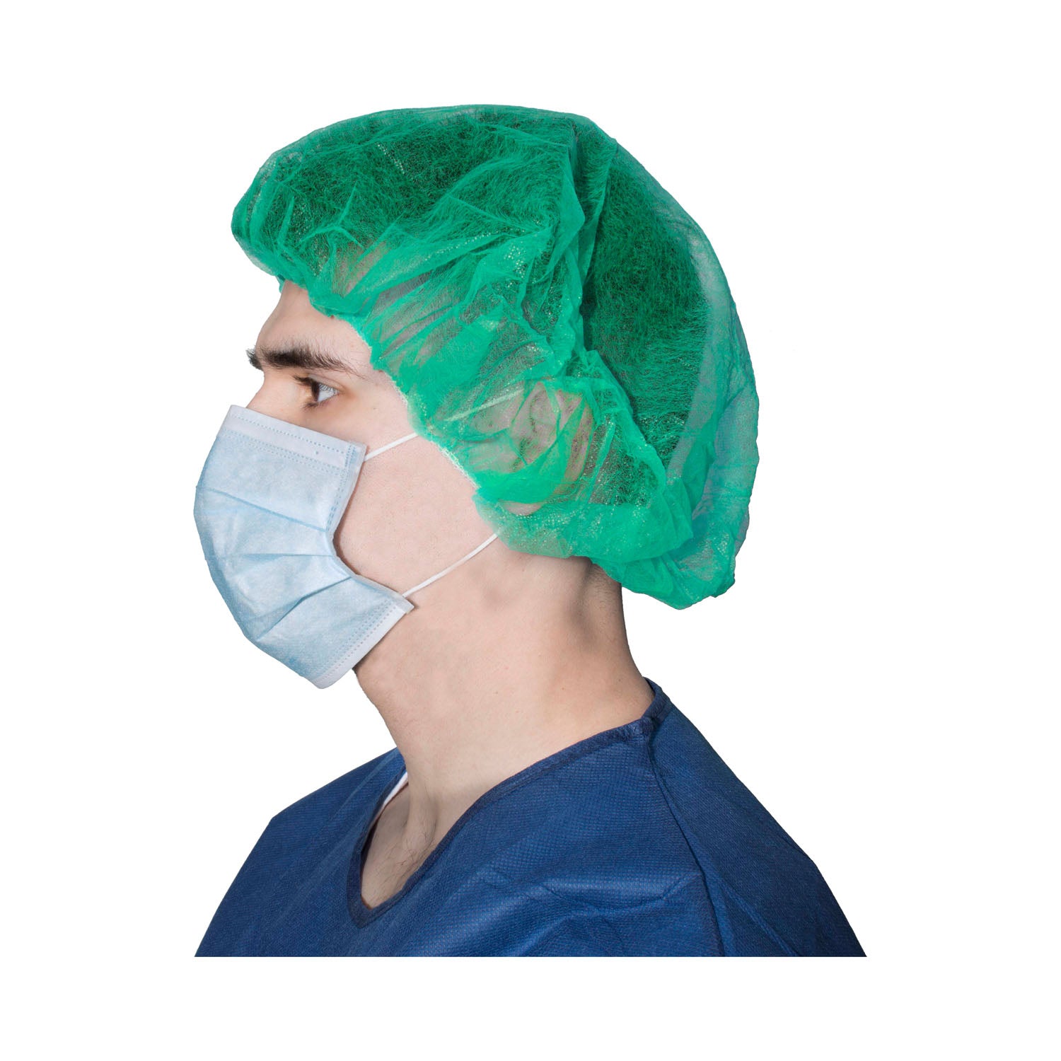 324G - Dukal Corporation - Gorro Bouffant, 24", Verde, 100/caja, 5 cajas/caja (Temporalmente no disponible para la venta), caja