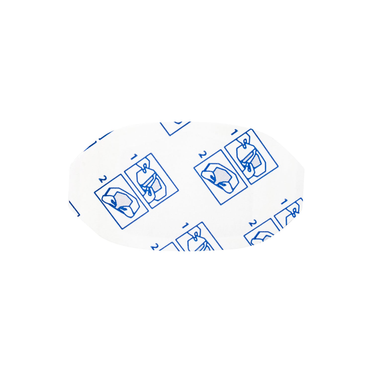 4045 - Dukal 公司 - 半透性敷料,1½ 英寸 x 2 英寸,透明,無菌,1 片/包,100 片/盒,盒裝