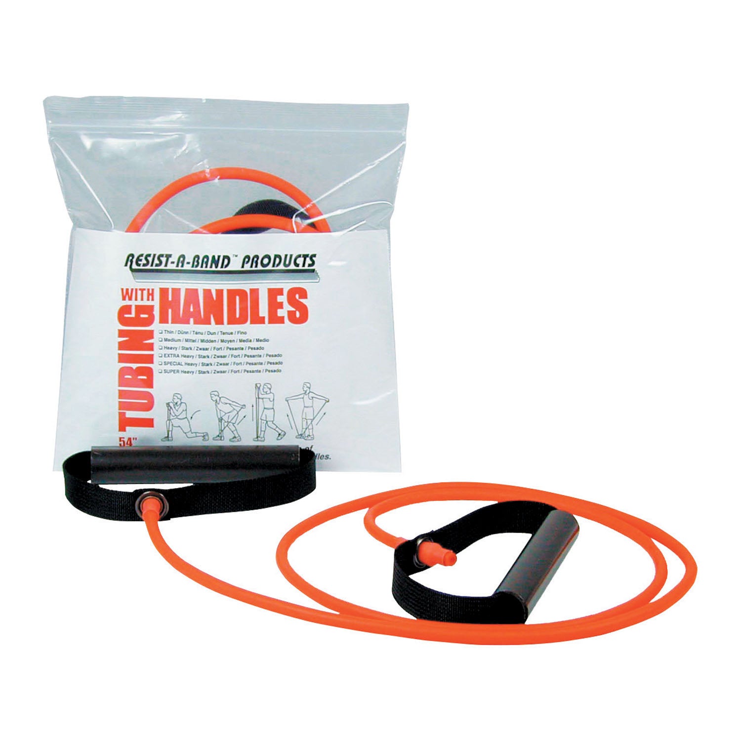 54TP5644B - Dukal Corporation - Tubing with Handles, X-Heavy Resistance, Blue, 54" x 5.1", 1/pk (To Be DISCONTINUED) , pk