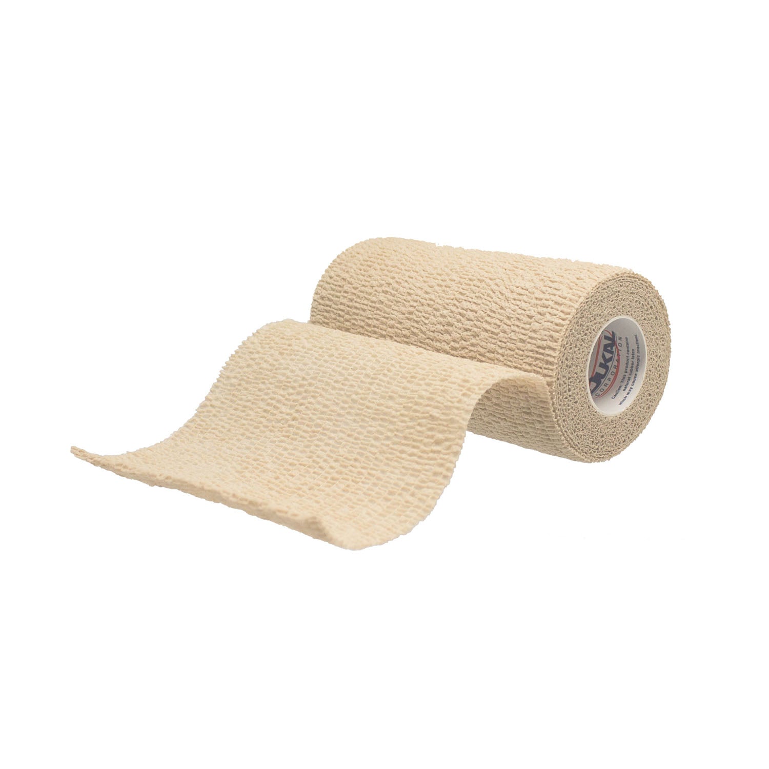 8065T - Dukal Corporation - Cohesive Bandage, Latex, 6" x 5 yd Roll, Non-Sterile, 1 rl/pk, 12 pk/cs , cs