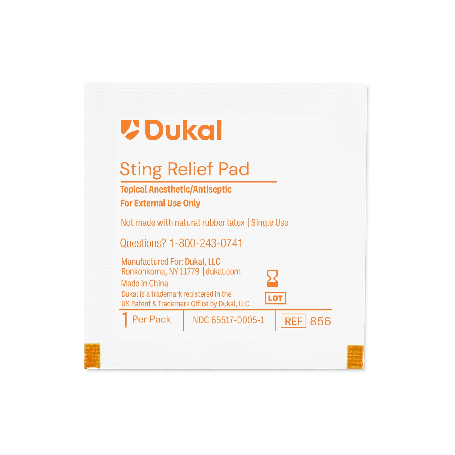856-1000 - Dukal Corporation - Apósito para picaduras, mediano, de 2 capas, no estéril, a granel, 1500/caja, 2 cajas/caja (no disponible para la venta en Canadá), caja