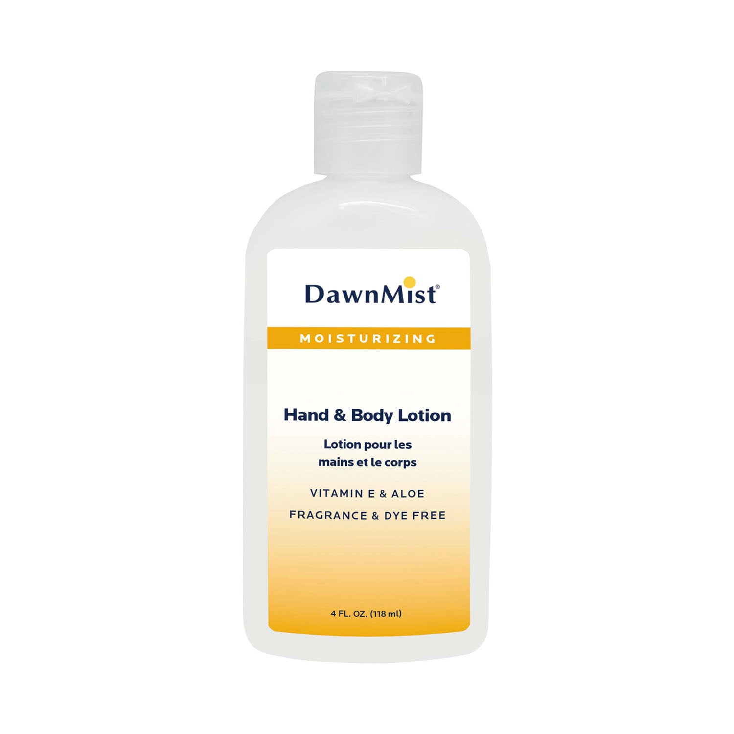 HLF02 - Dukal Corporation - Hand & Body Lotion, Fragrance Free, 2 oz Bottle with Dispensing Cap, 144/cs , cs