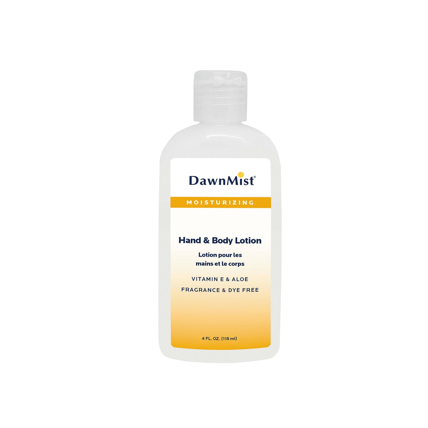 HLF04 - Dukal Corporation - Hand & Body Lotion, Fragrance Free, 4 oz Bottle with Dispensing Cap, 96/cs , cs