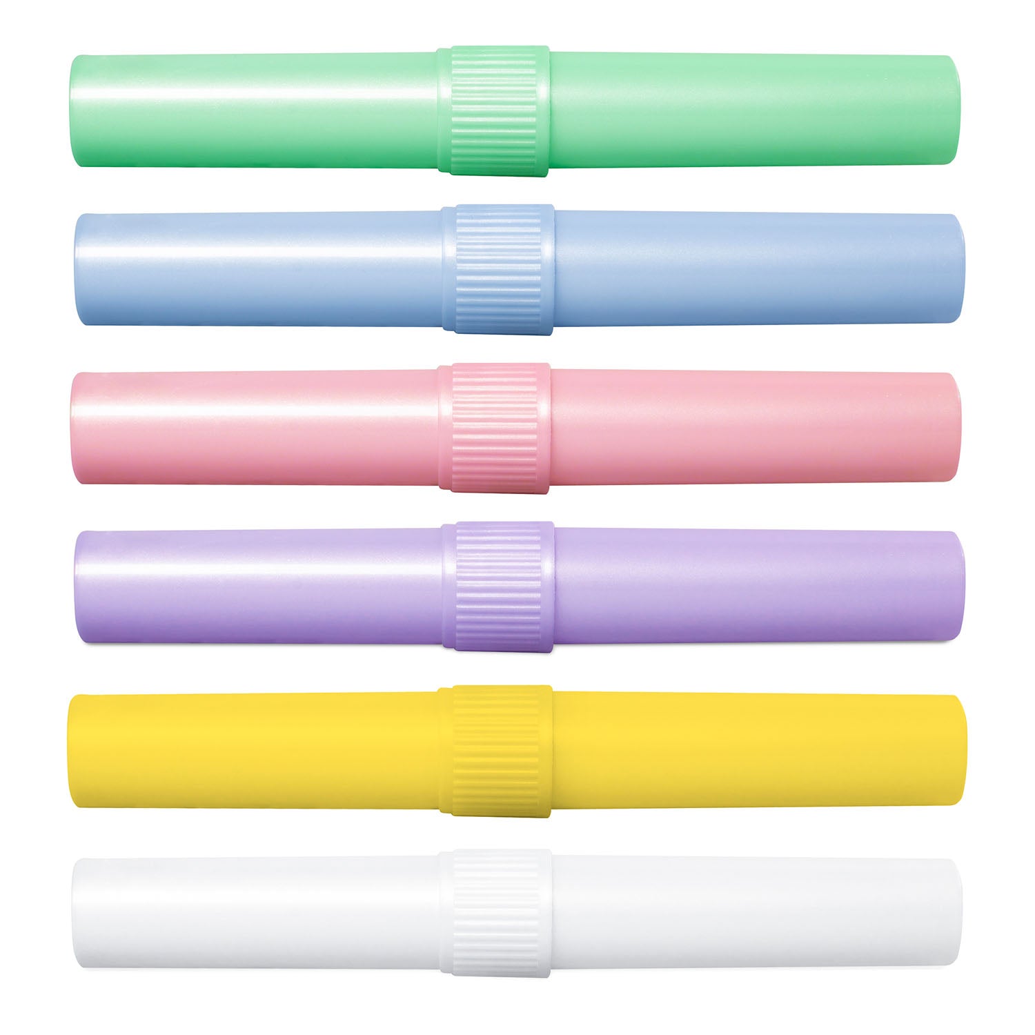 MILDTHLB1A12 - Dukal Corporation - Toothbrush Tube, Large, Assorted Colors, 1/bg, 12 bg/bx, 12 bx/cs , cs