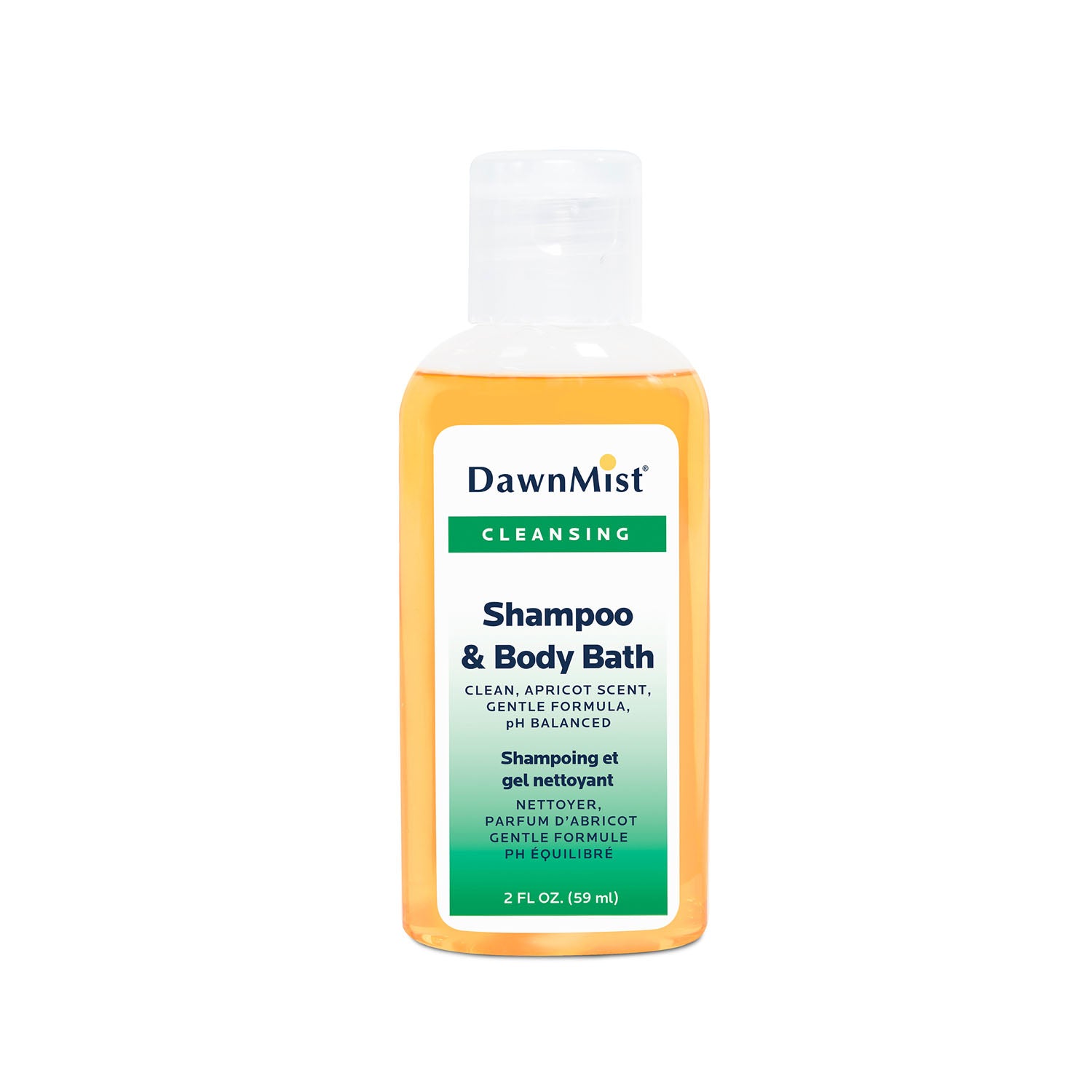 MS02 - Dukal Corporation - Shampoo & Body Bath, 2 oz Bottle with Flip Cap, 144/cs , cs