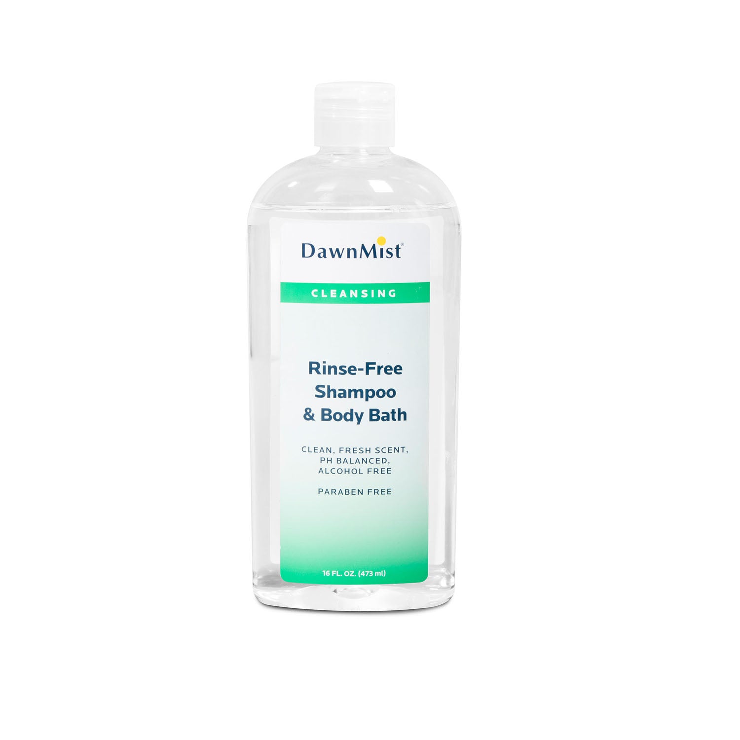 NRB4593 - Dukal Corporation - Shampoo & Body Bath, Rinse Free, 16 oz Bottle with Dispensing Cap, 12/cs (Not Available for sale into Canada) , cs