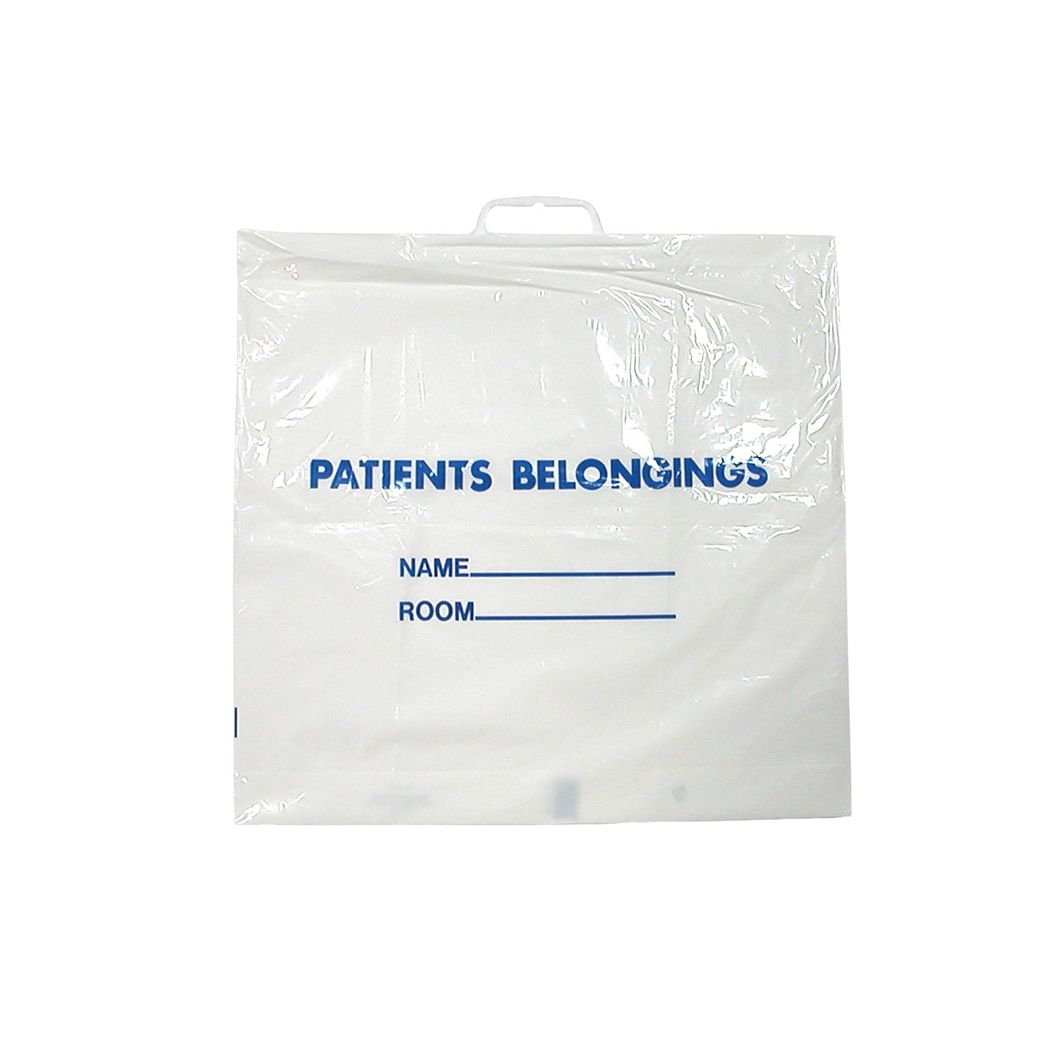 PB01C - Dukal Corporation - Bolsa para pertenencias del paciente con asa, transparente, 20" x 18½", 250/caja