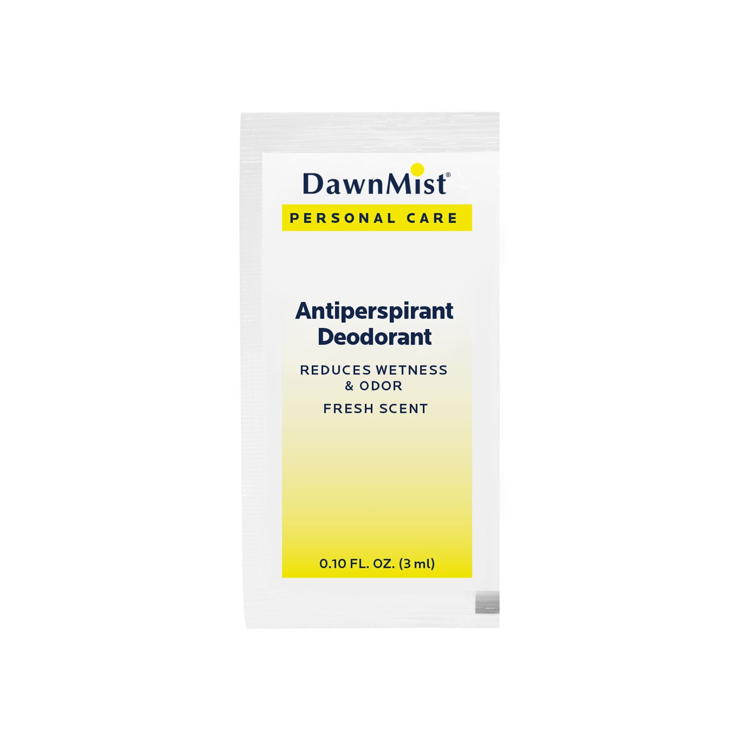 PD25G - Dukal Corporation - Deodorant Gel, Single Use, .10 oz Packet, 200/bg, 5 bg/cs (Not Available for sale into Canada) (Item is on Manufacturer backorder with no ETA on availability) , cs