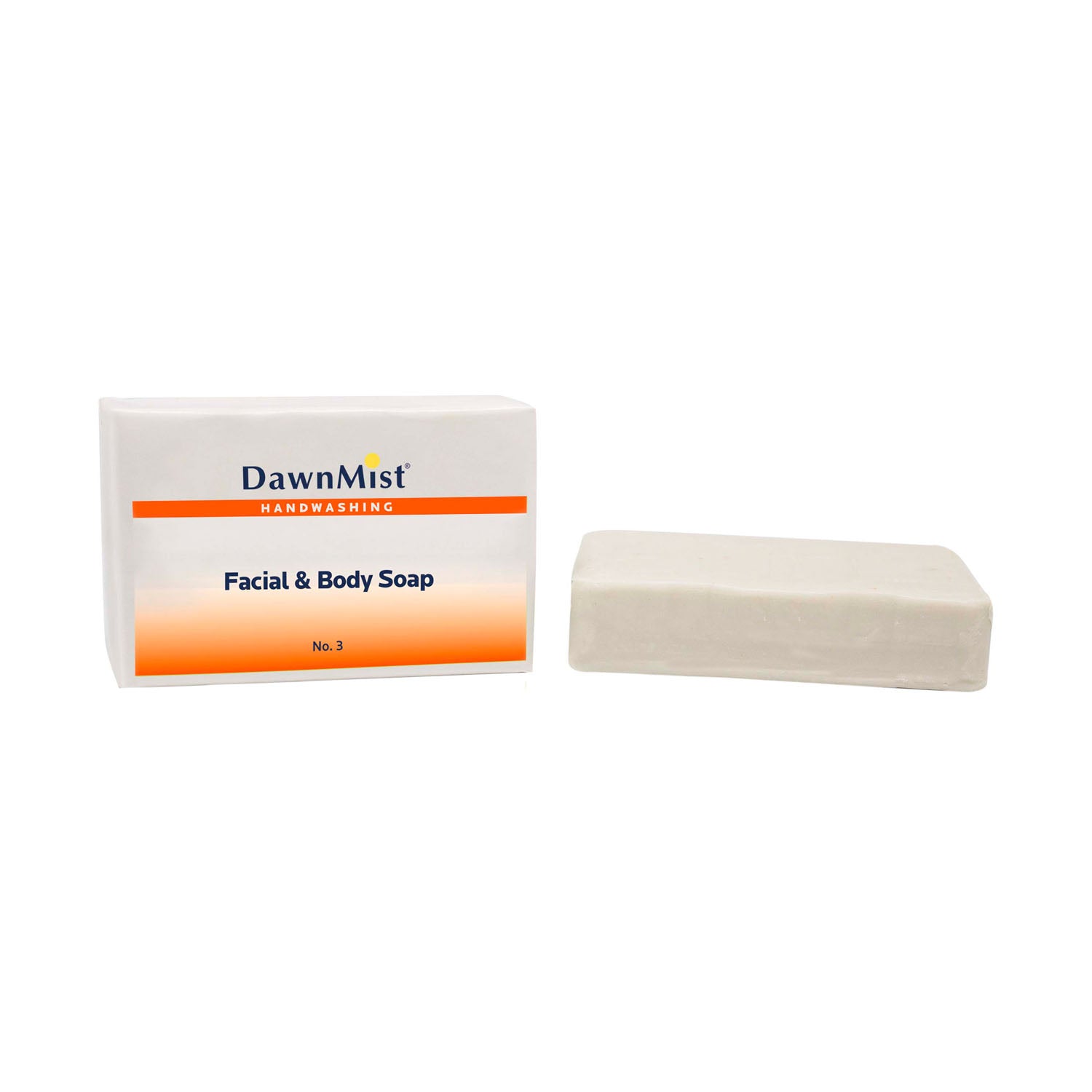 SP05-500 - Dukal Corporation - Jabón facial en barra, n.° 1/2, envuelto individualmente, 1/paquete, 500 paquetes/caja, caja