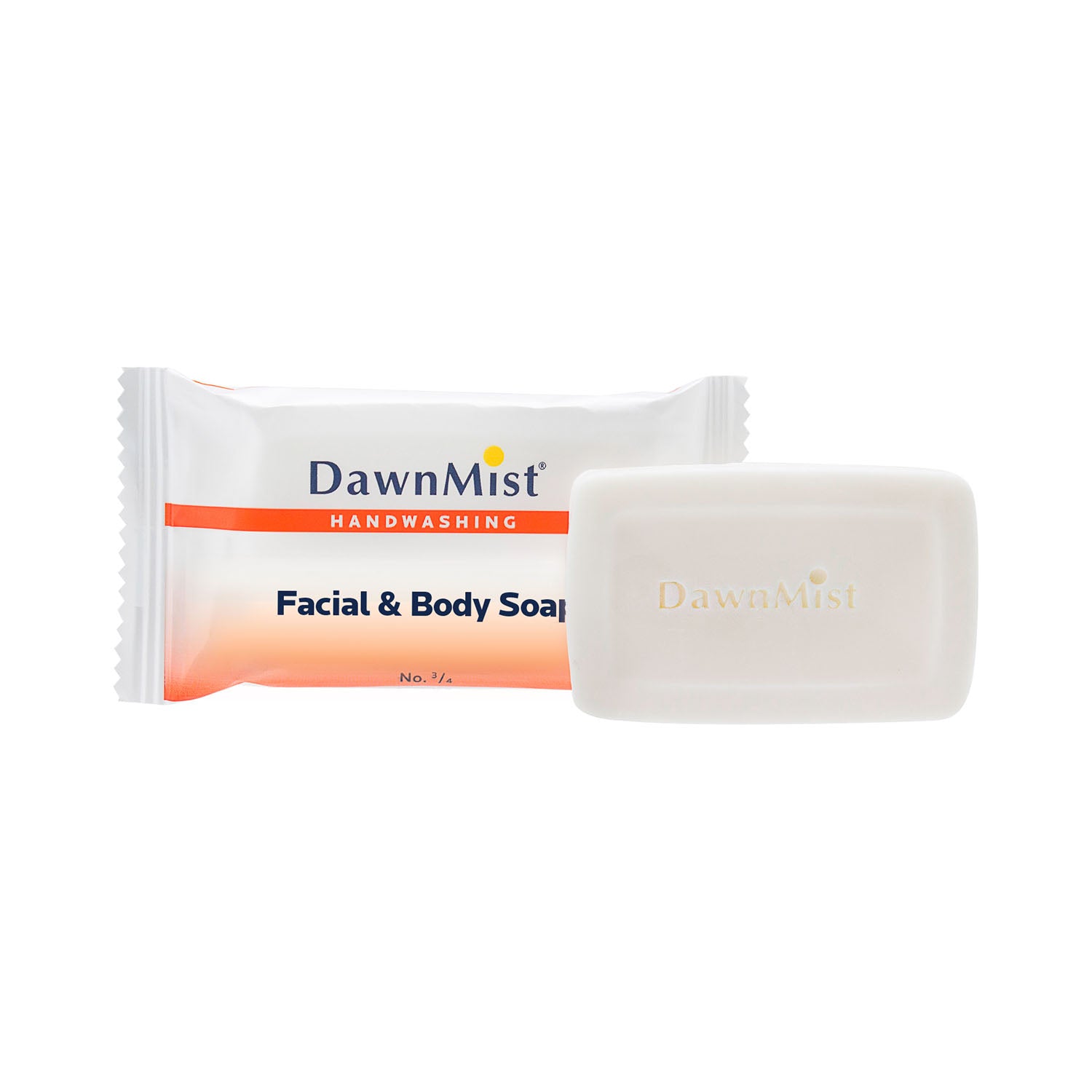 SP75-500 - Dukal Corporation - Soap, Facial Bar, #3/4, Individually Wrapped, 500/cs (70 cs/plt) , cs